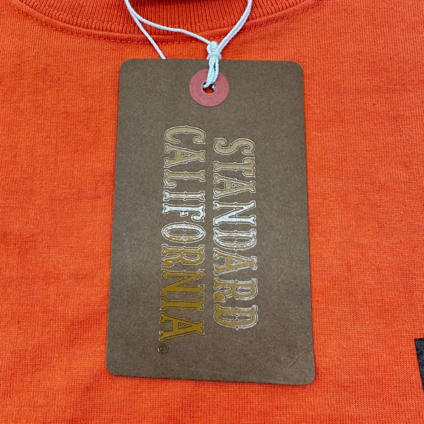 STANDARD CALIFORNIA(スタンダード カリフォルニア) SD HEAVYWEIGHT BOX LOGO T ヘヴィーウェイト ボックス ロゴ Tシャツ TSOSS090 XL オレンジ 著名人着用 完売品