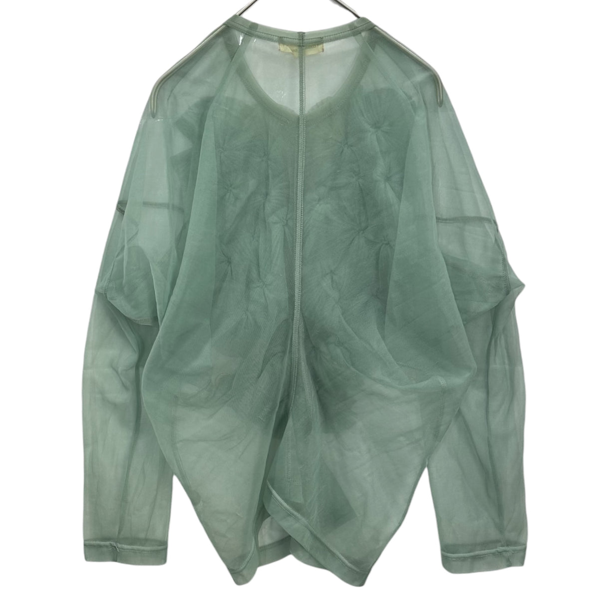COMME des GARCONS(コムデギャルソン) Flower-Corsage Sheer Cut-And-Sewn フラワー コサージュ シアー カットソー FREE ライトブルー