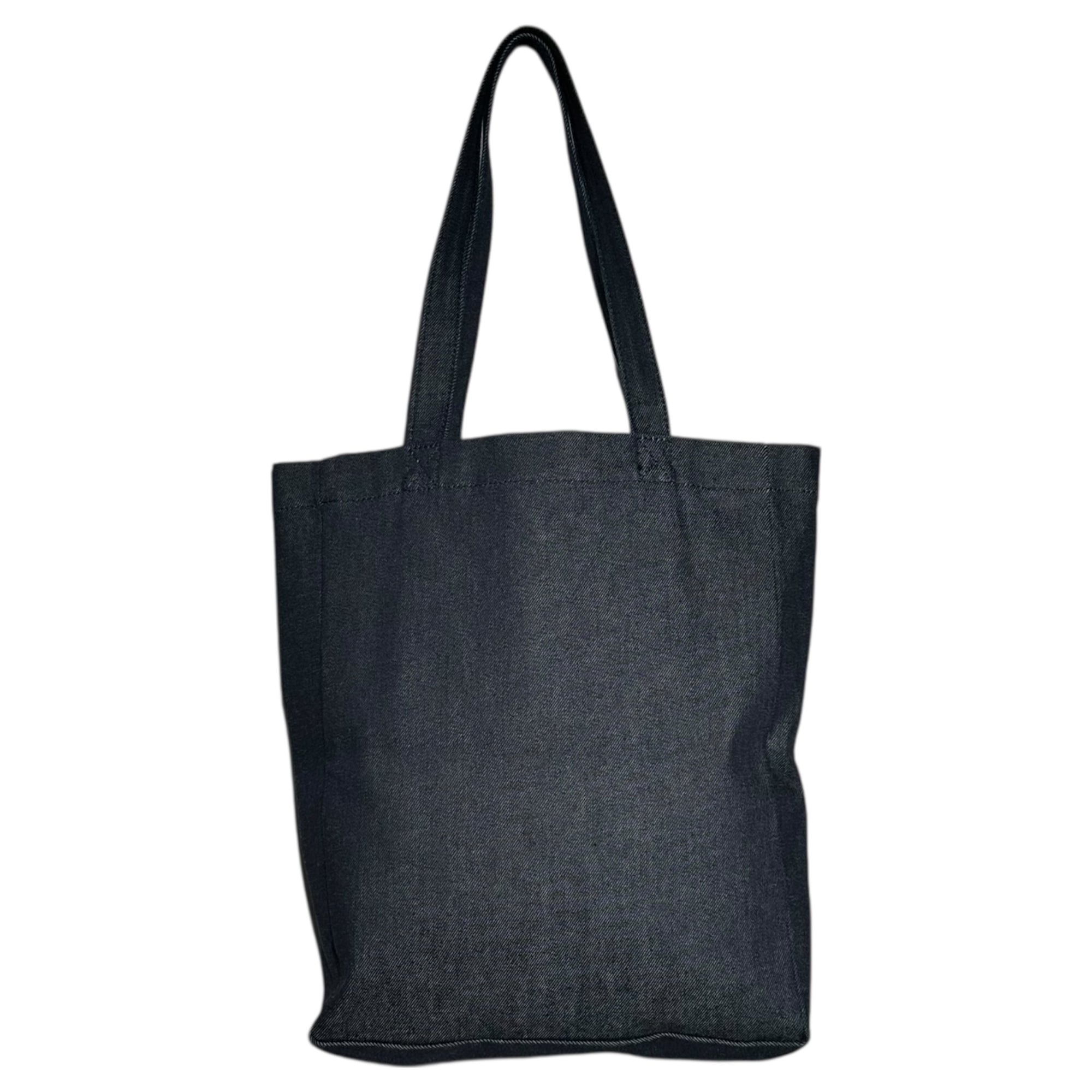 A.P.C.(アーペーセー) Inverted A logo denim tote bag 逆さ A ロゴ デニム トート バッグ インディゴ×ホワイト