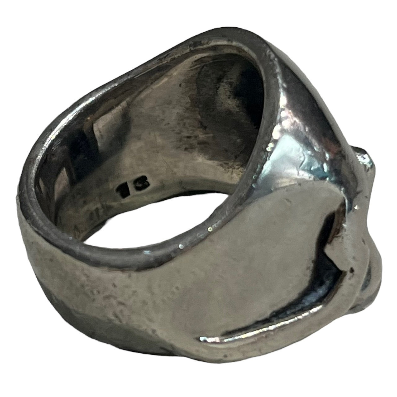 NUMBER (N)INE×JAM HOME MADE(ナンバーナイン×ジャムホームメイド) scull ring/スカルリング/シルバーリング 13号 シルバー