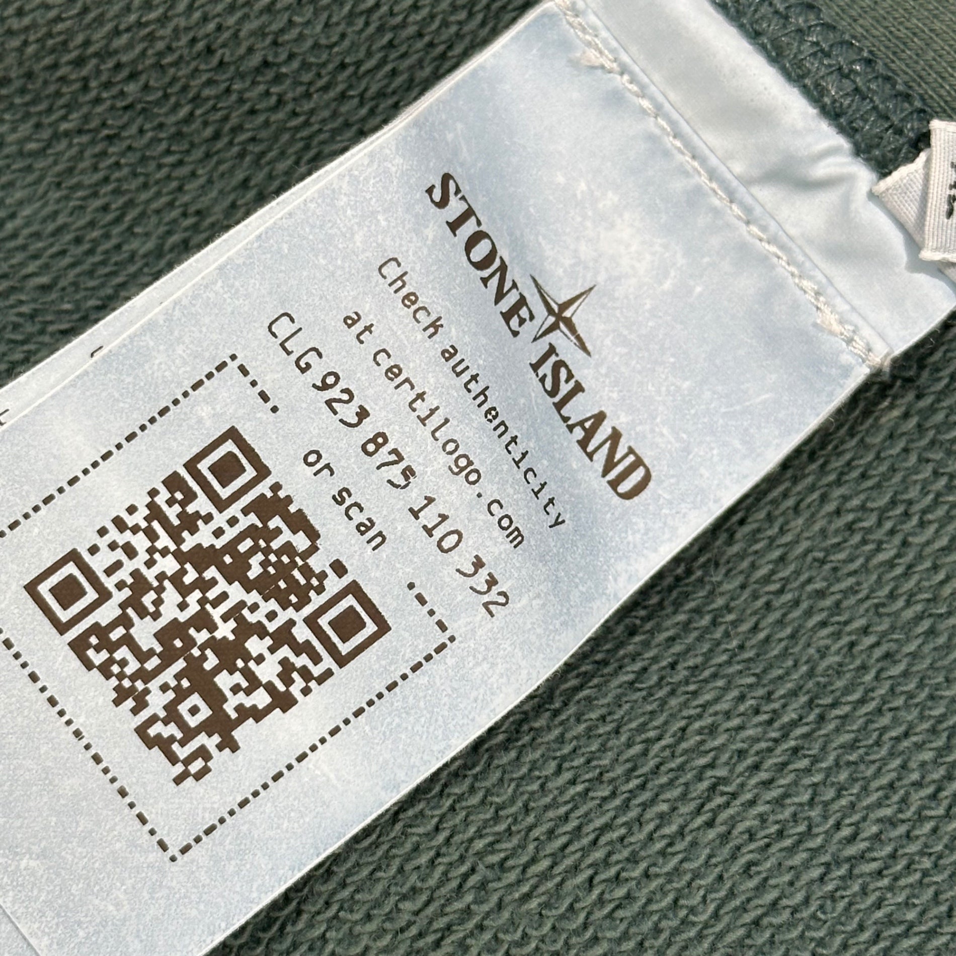 STONE ISLAND(ストーンアイランド) 2022SS Off-Dye Treatment Crewneck Sweatshirt オフダイ トリートメント クルーネック スウェットシャツ 761561538 XL ブルーグリーン