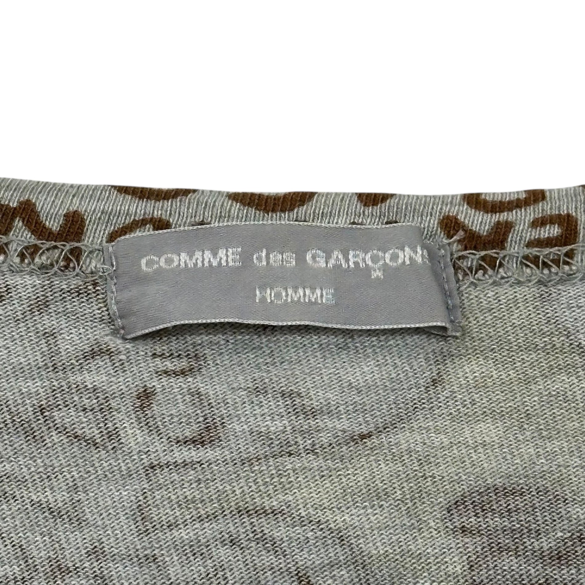 COMME des GARCONS HOMME(コムデギャルソンオム) 03SS Cuban Period Comic Print Crew Neck T-Shirt キューバ期 コミックプリント クルーネック Tシャツ FREE マルチカラー 田中オム 田中啓一氏デザイン期