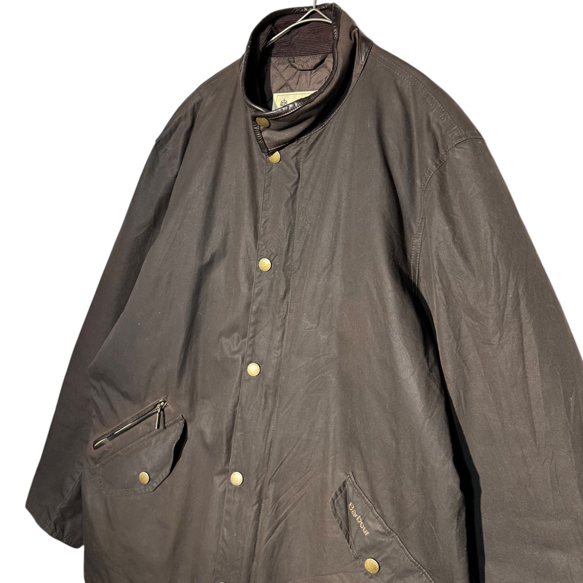 Barbour(バブアー) Waxed Prestbury Jacket ワックス プレストベリー ジャケット オイル アウター MWX0726RU91 XXL ブラウン