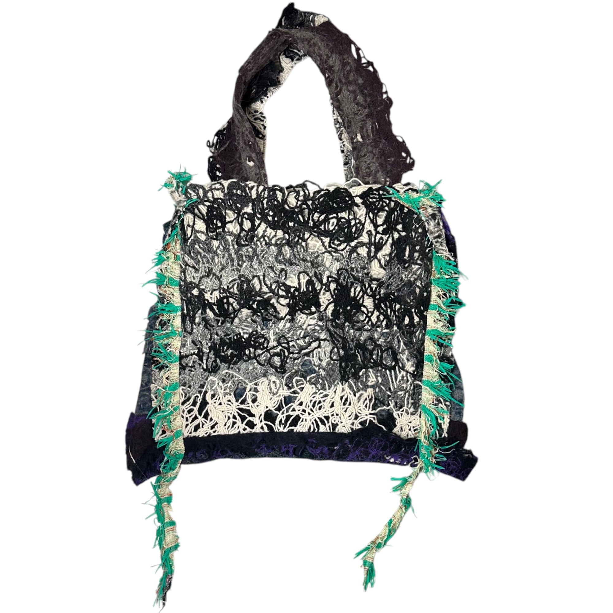 VITELLI(ヴィテッリ) DOOMBOH PATCHWORK TOTE パッチワーク トートバッグ ニット マルチカラー