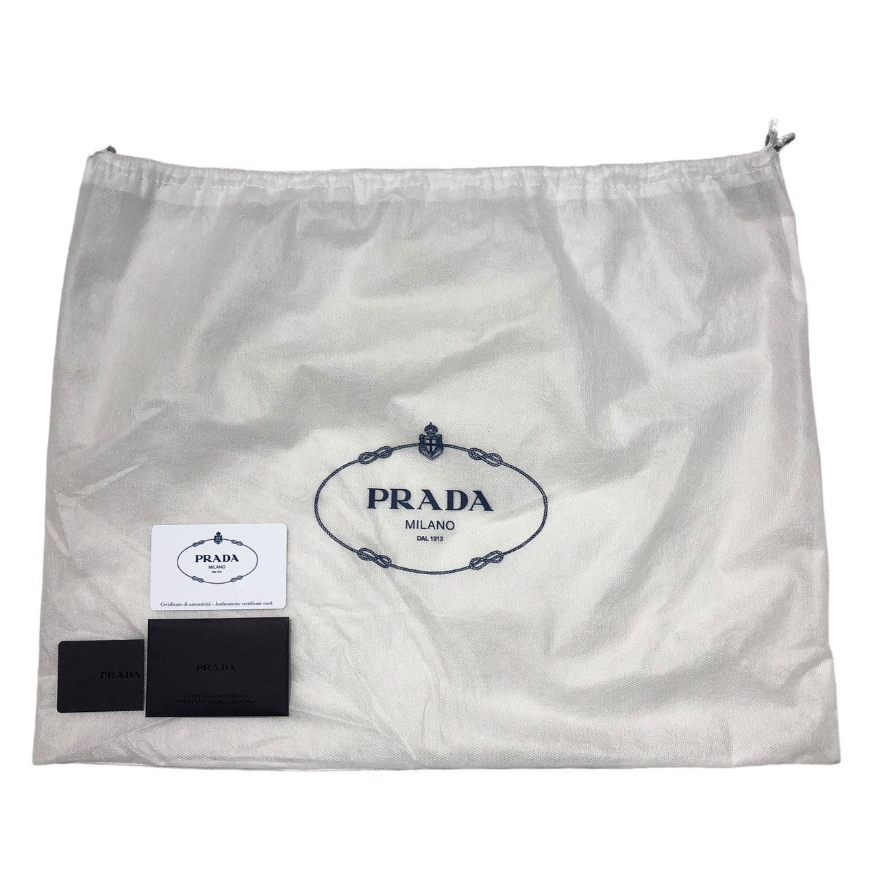 PRADA(プラダ) Embossed logo calf leather 2WAY shoulder bag エンボスロゴ カーフレザー 2WAY ショルダーバッグ 1BA104 ブラック ギャランティカード付属 ロゴ