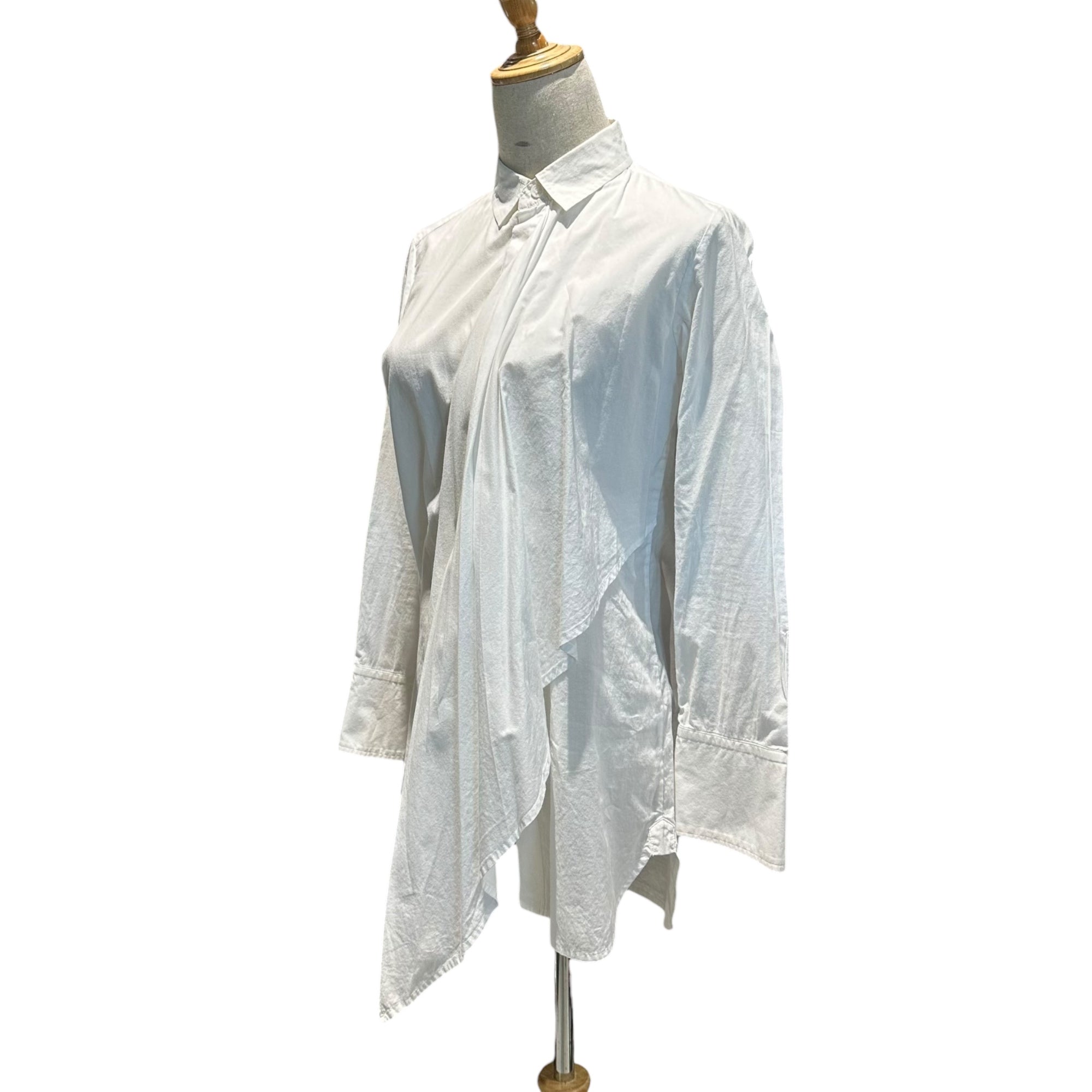Y's PINK(ワイズピンク) Faux Layered White Blouse Shirt フェイク レイヤード ホワイト ブラウス シャツ YC-B22-001 2(M程度) ホワイト 男性着用可能サイズ
