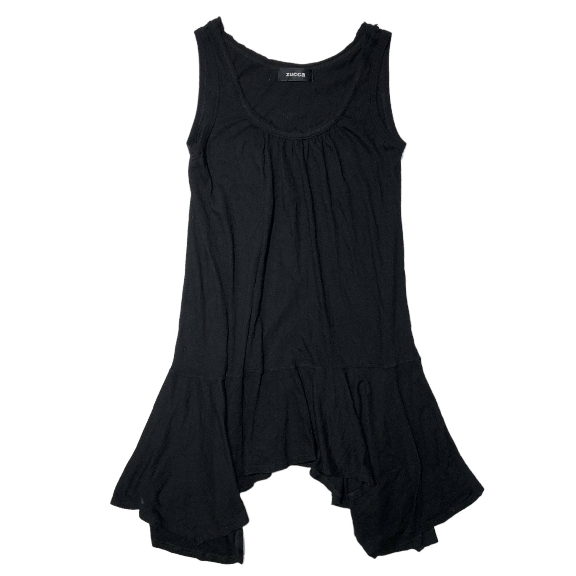 zucca(ズッカ) 09AWノースリーブアシンメトリーワンピース ZU93JH905 M ブラック