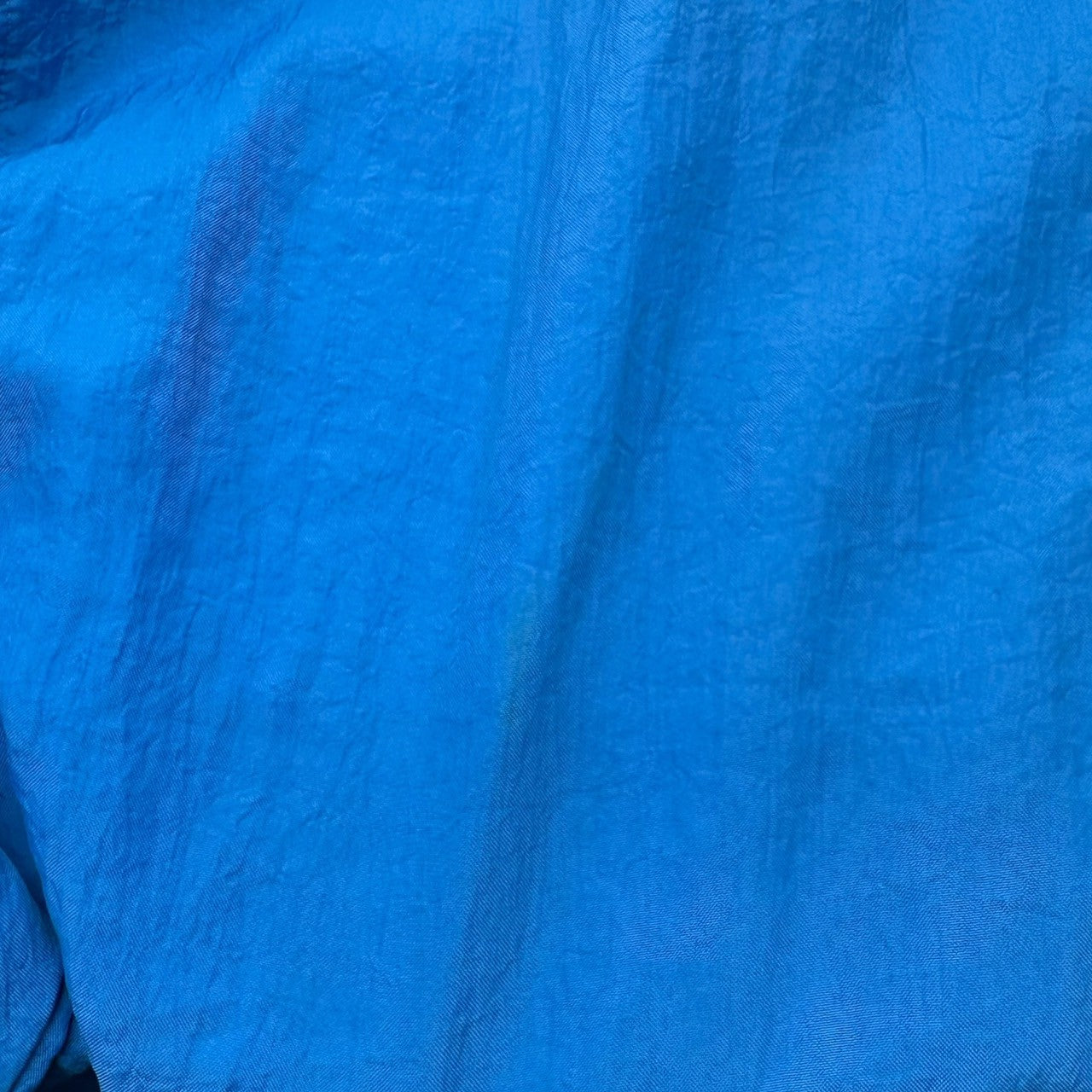 adidas(アディダス) 80's Trefoil Logo Nylon Blouson トレフォイユ ロゴ ナイロン ブルゾン 表記無(L程度) ブルー 推定80年代 ヴィンテージ ジャケット ジャージ