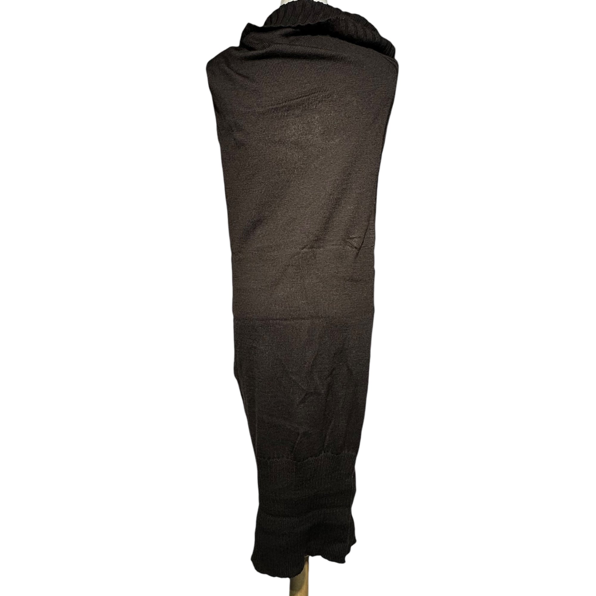 Y's(ワイズ) Off-turtleneck sleeveless knit dress オフタートルネック ノースリーブ ニット ワンピース YB-L07-191 FREE ダークブラウン