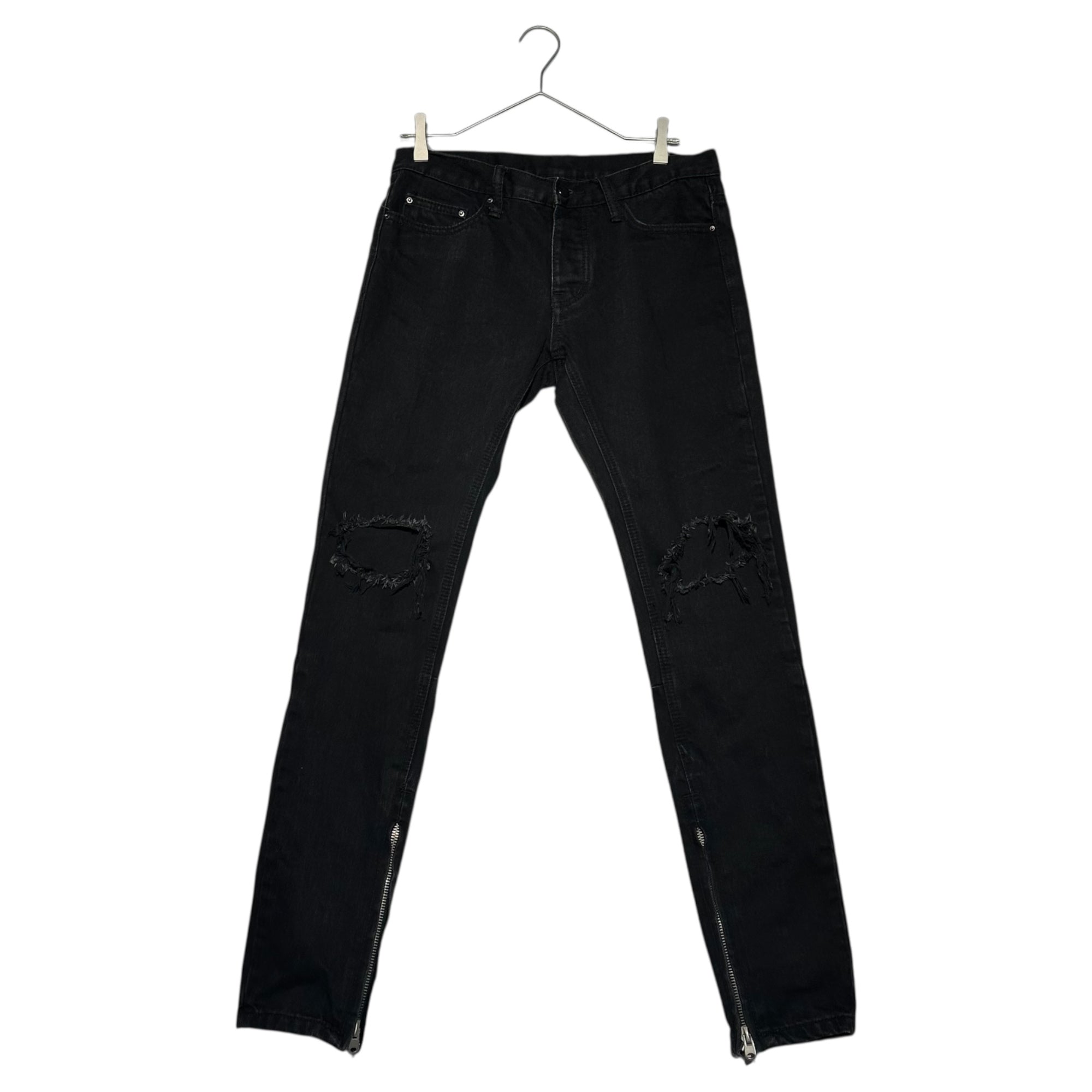 mnml(ミニマル) Damaged Skinny Pants ダメージ加工 スキニー パンツ 29 ブラック