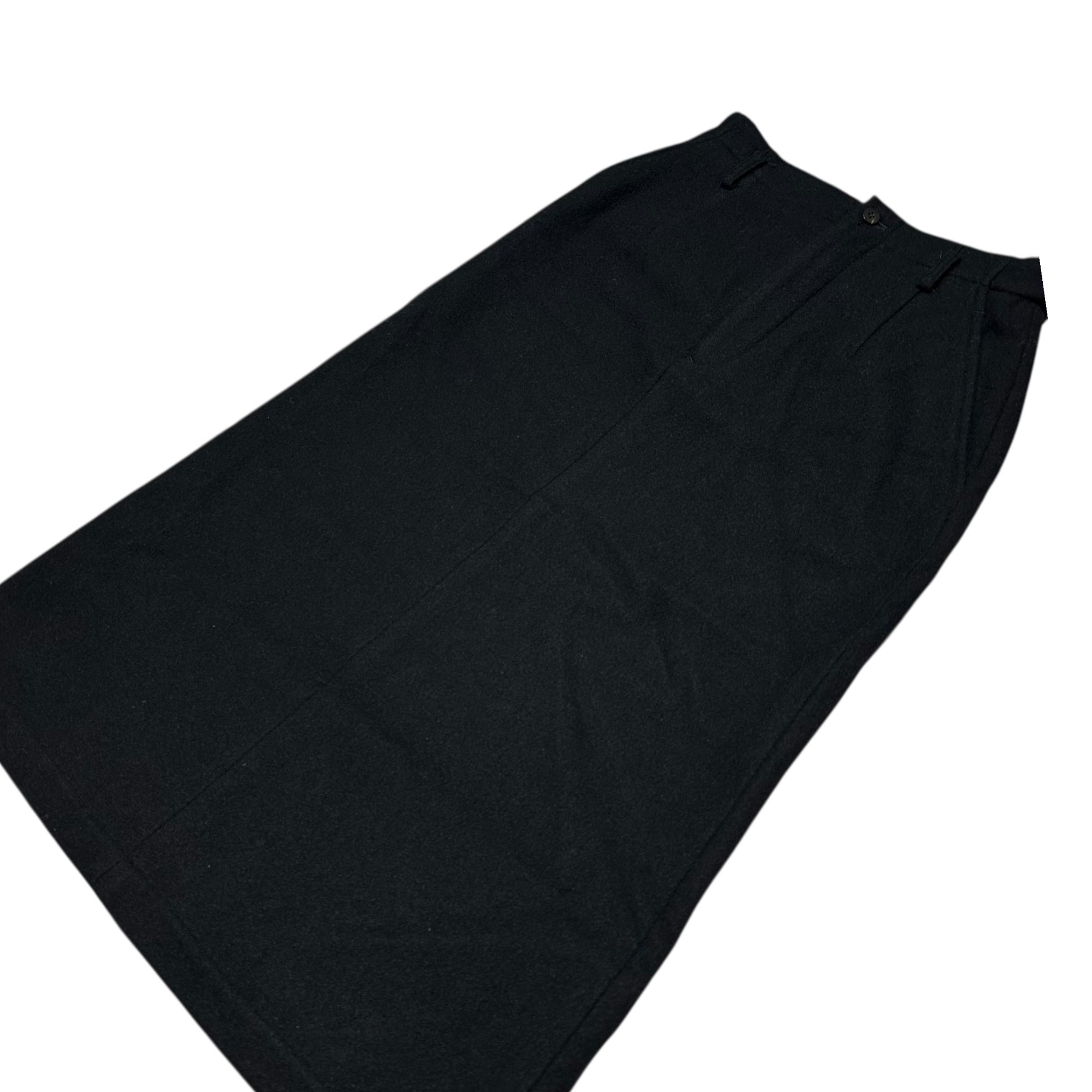 tricot COMME des GARCONS(トリココムデギャルソン) 80's Vintage Wool Long Skirt 80年代 ヴィンテージ ウール ロング スカート TS-05036M M ブラック