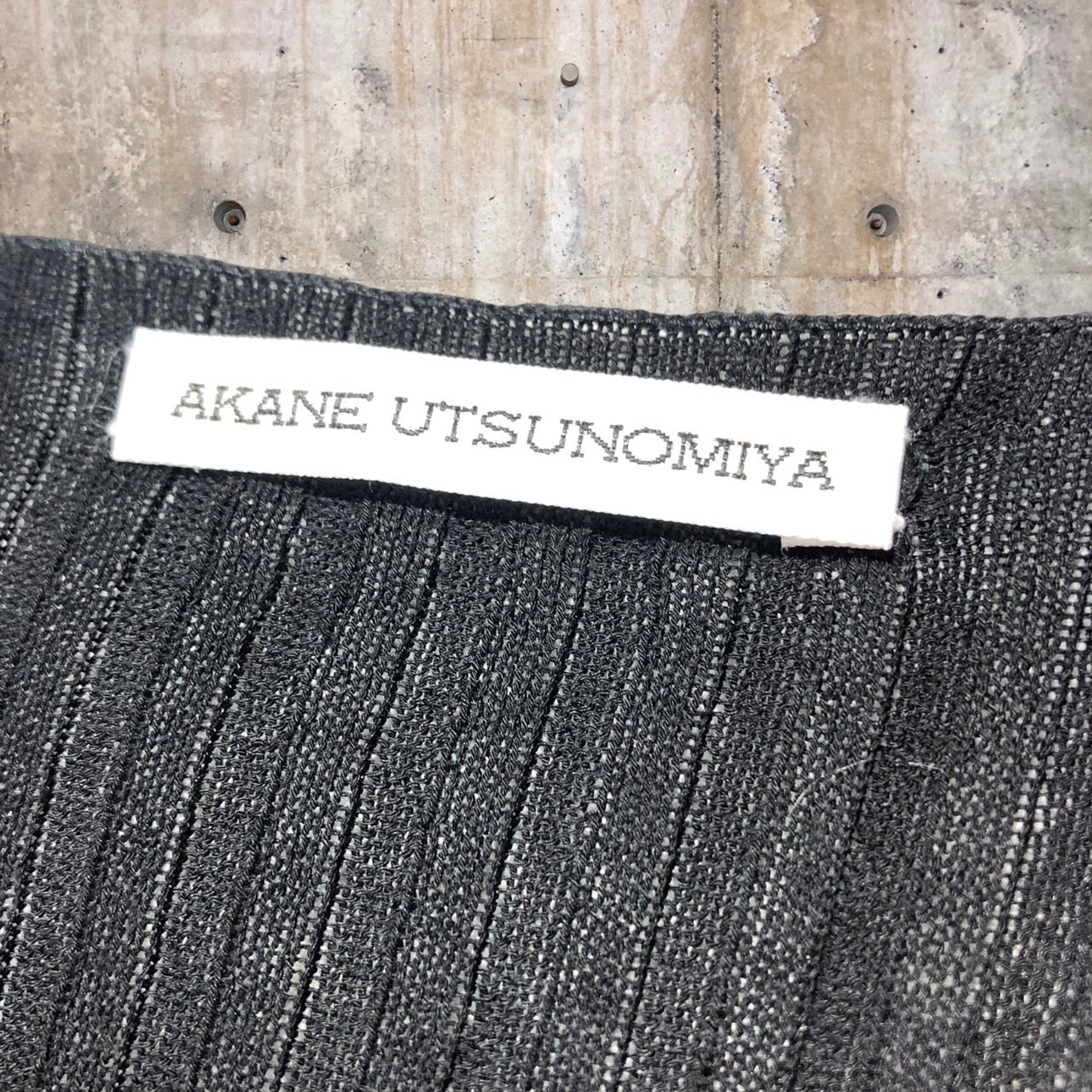 AKANE UTSUNOMIYA(アカネウツノミヤ) リブカットソー SAI-FK31-1006 FREE ブルー