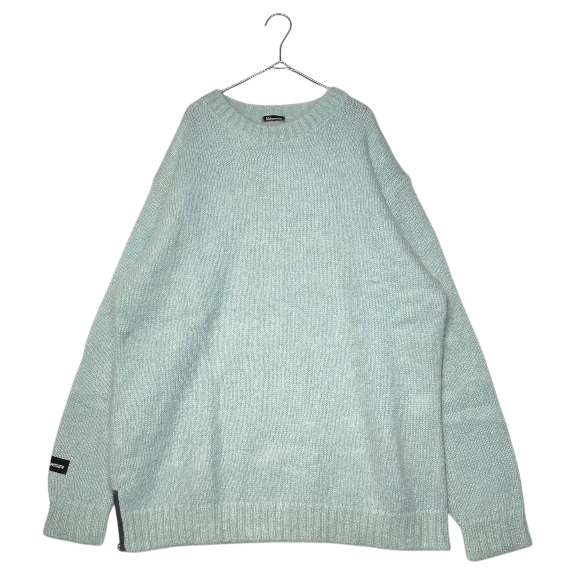 UNDERCOVERISM(アンダーカバイズム) 22AW Side Zip Mohair Knit 脇 ジップ モヘヤ ニット UI2B4904 4(L程度) ミント