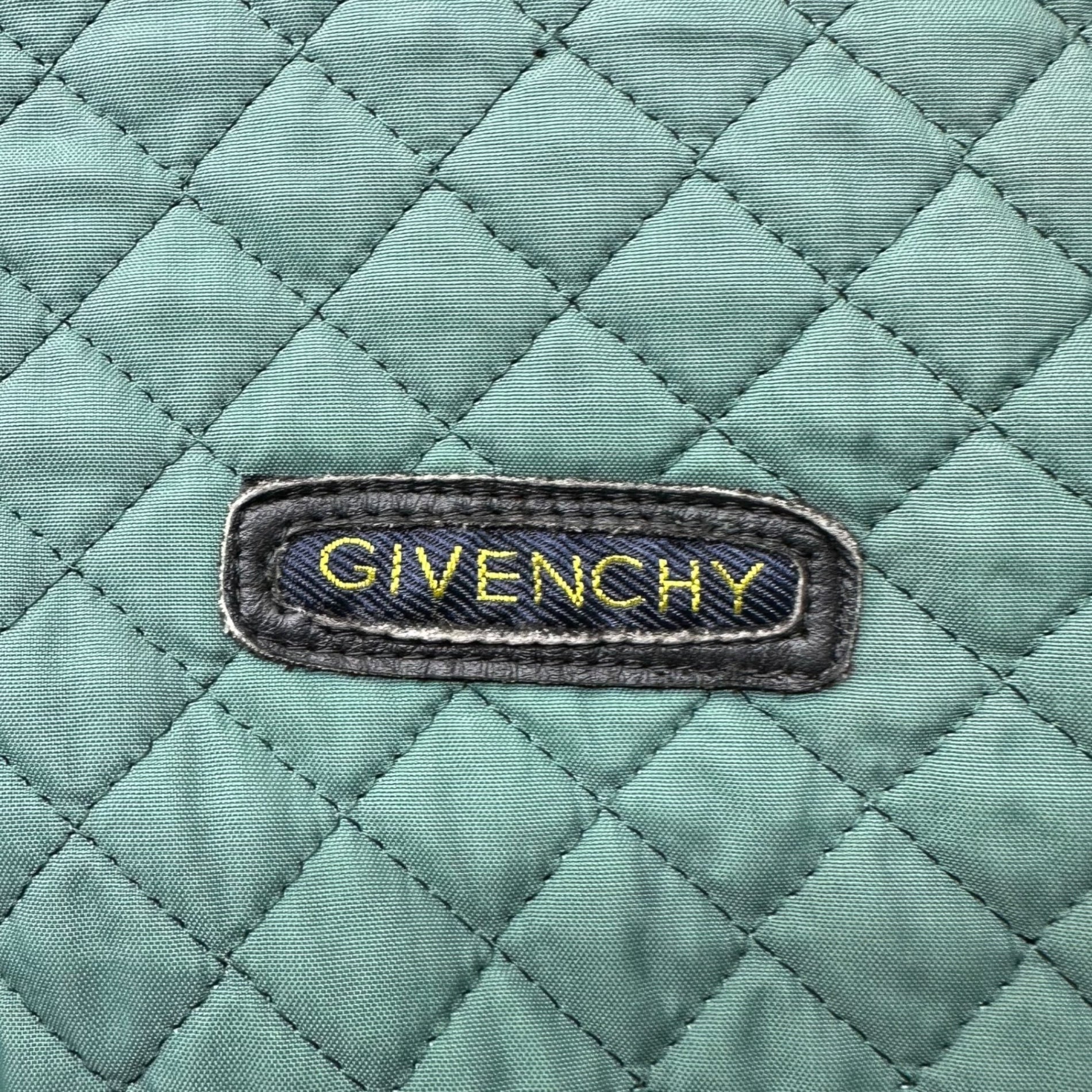 GIVENCHY(ジバンシィ) 90's Vintage hooded quilted vest ヴィンテージ フーデット キルティング ベスト LOT-BJ004 46 グリーン