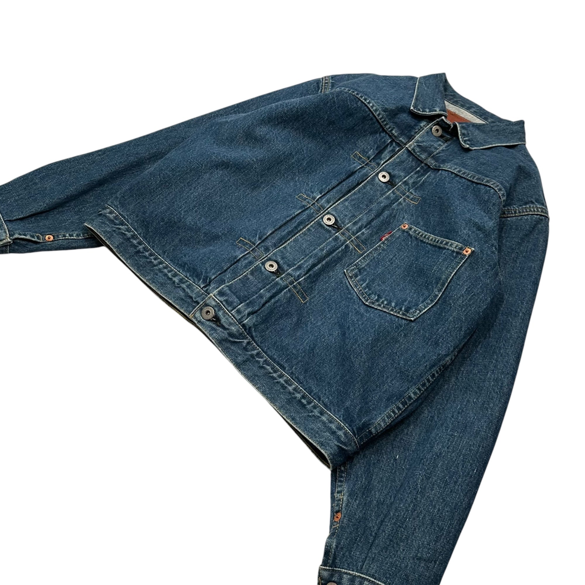 Levi's(リーバイス) 90's 1st WW2 71506 XX 大戦モデル 復刻 デニム ジャケット 71506 XX 40 インディゴ 1993年製造 90年代 日本製 ヴィンテージ