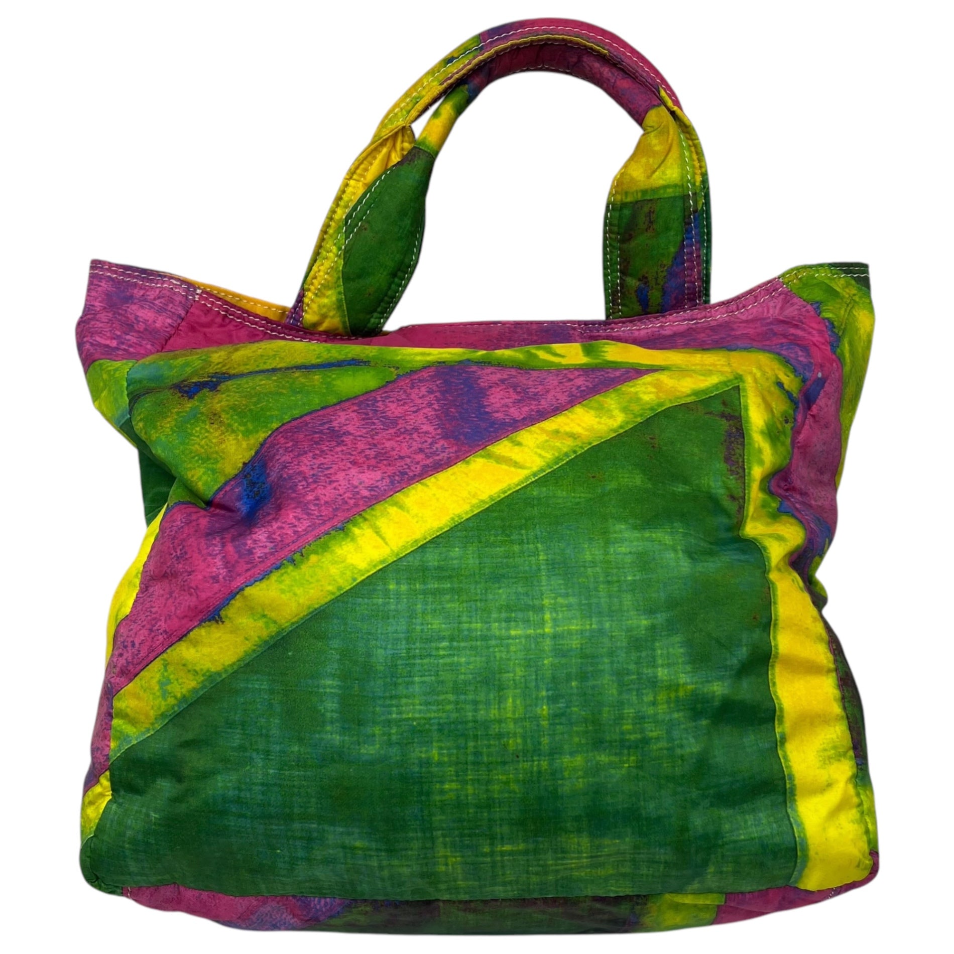 Vivienne Westwood(ヴィヴィアンウエストウッド) Nylon multicolor graphic tote ナイロン マルチカラー グラフィック トート バッグ マルチカラー DURABLE GOODS ハンド