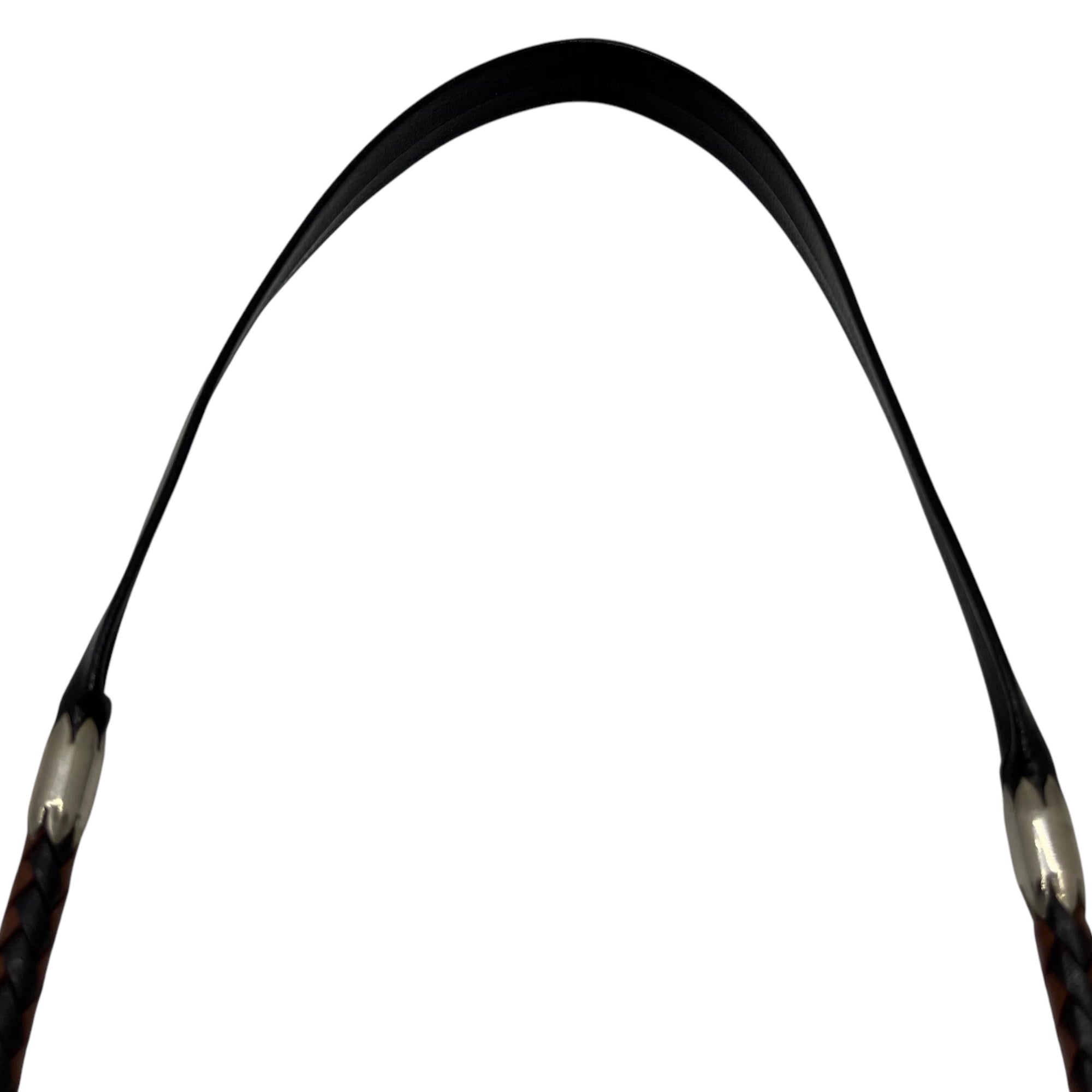 Sunset Trails(サンセットトレイルズ) STERLING SILVER TURQUOISE BOLO TIE スターリング シルバー ターコイズ ボロタイ ブラック×ブラウン ループタイ インディアン レザー USA製