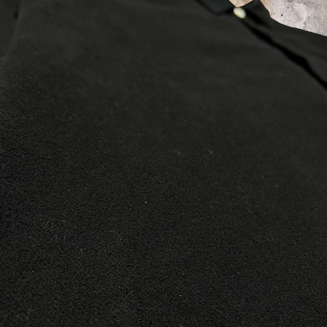 COMME des GARCONS HOMME(コムデギャルソンオム) 02AWコットンメルトンシャツジャケット/CPOシャツジャケット HH-B035 表記なし(M~L程度) ブラック AD2002 田中オム