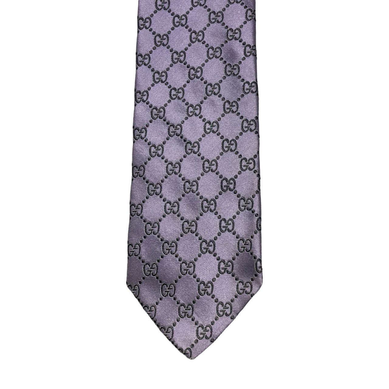 GUCCI(グッチ) GG柄シルクネクタイ パープル