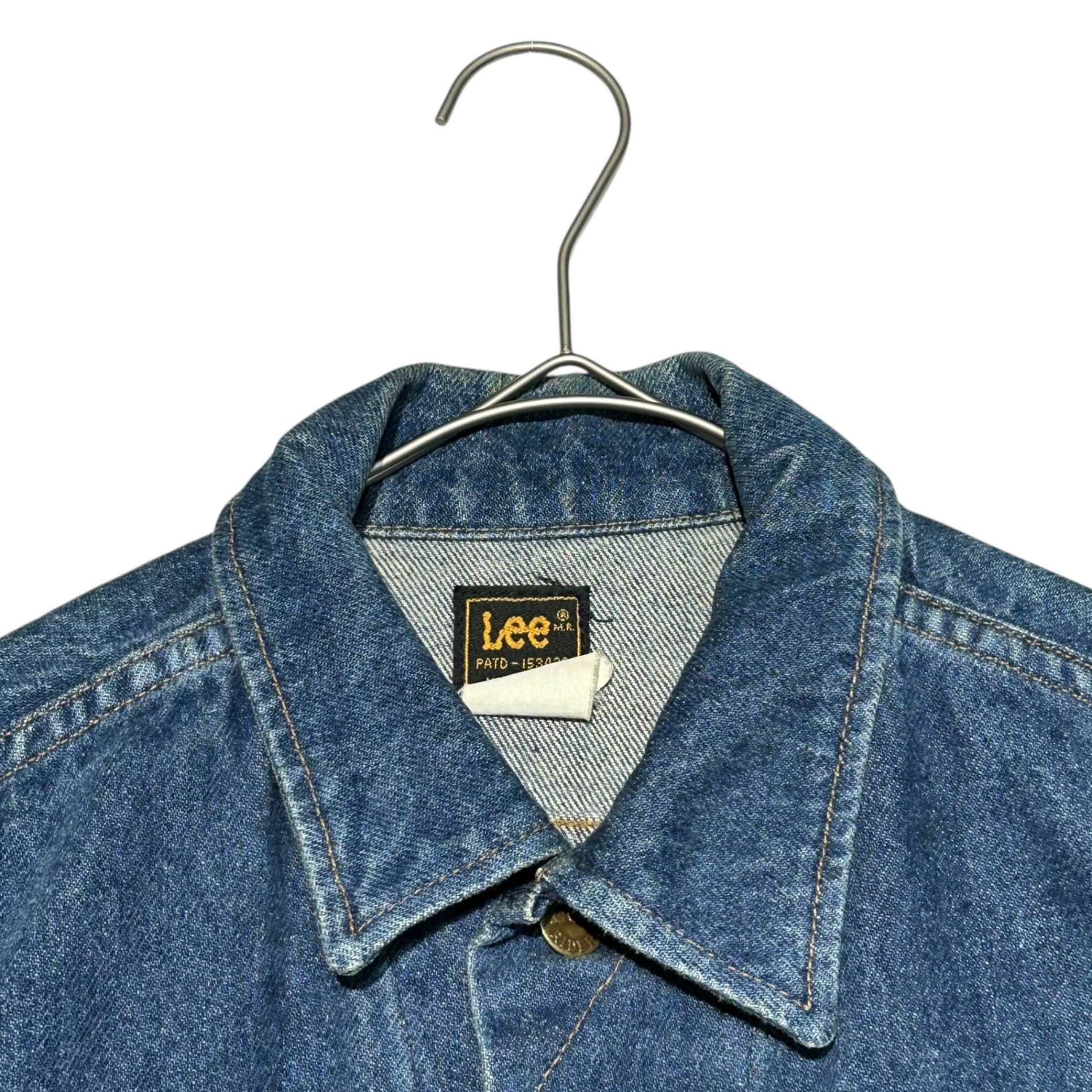 LEE(リー) 80's ~ 220-J USA made denim trucker jacket デニム トラッカー ジャケット PATD-153438 38(M程度) インディゴ 80年代~ ヴィンテージ