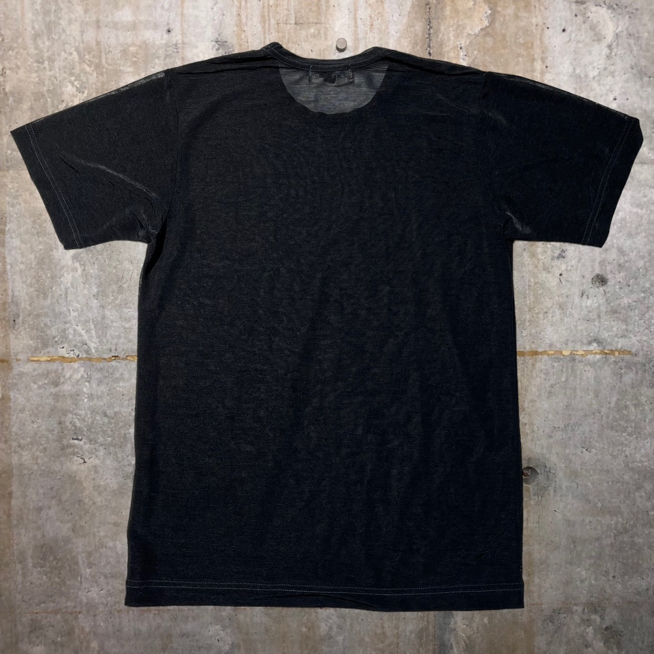 robe de chambre COMME des GARCONS(ローブドシャンブルコムデギャルソン) 90~00'sシアーTシャツ 表記なし(S~M程度) ブラック