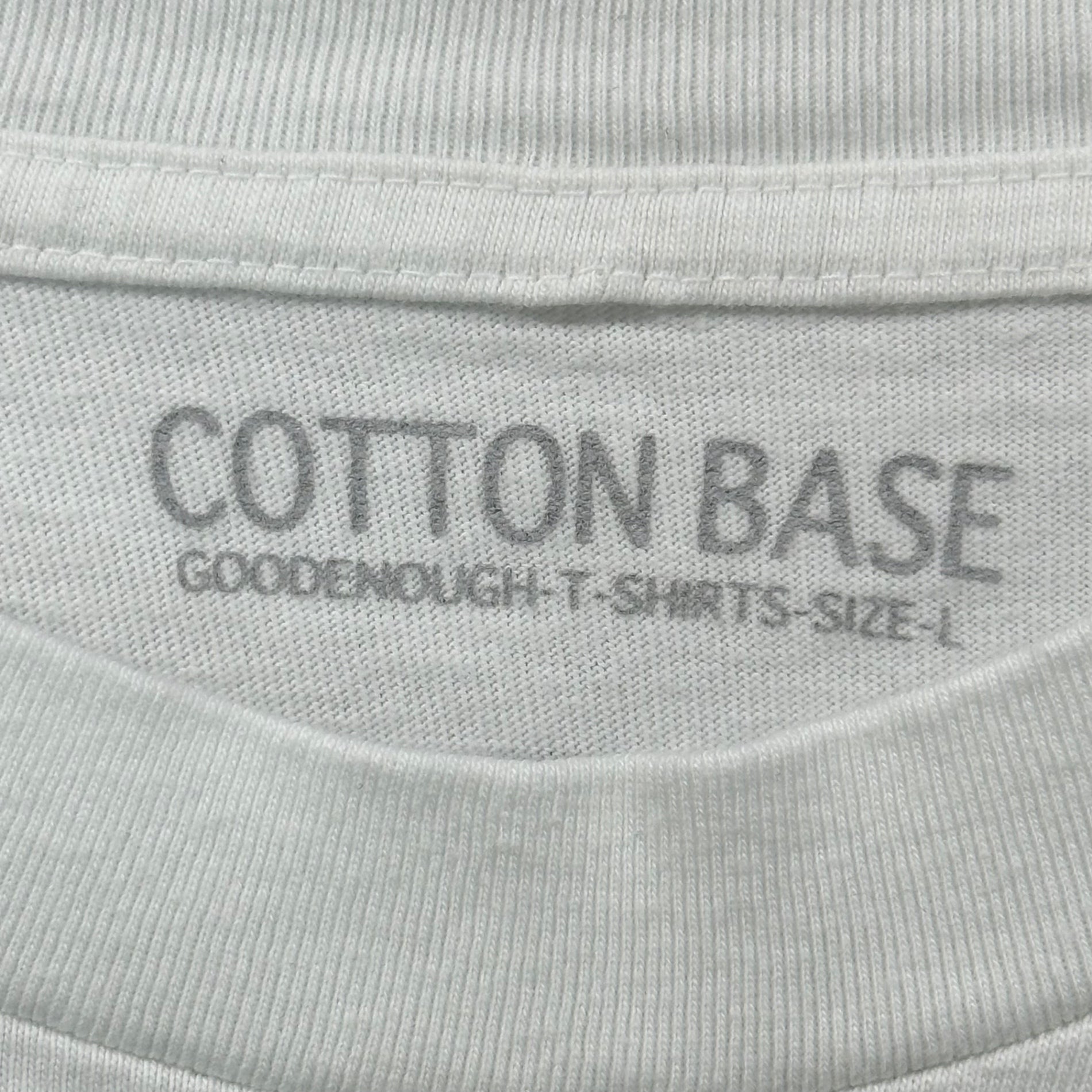GOODENOUGH(グッドイナフ) 2007's cotton base DULL BOY TEE S/S T-shirt半袖 Tシャツ L ホワイト×マルチカラー