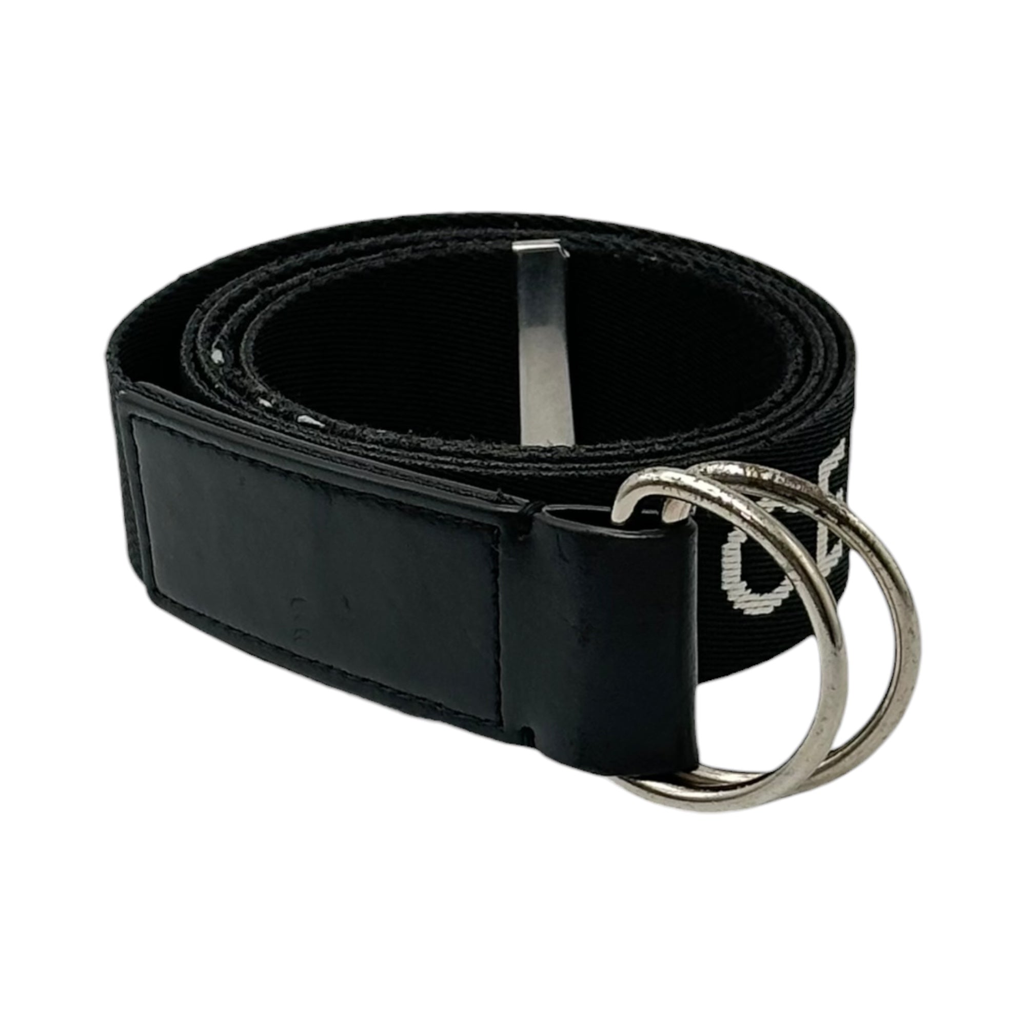 CELINE(セリーヌ) By Hedi Slimane Jacquard Logo Ring Belt エディ期 ジャガード ロゴ リング ベルト 箱付 ブラック