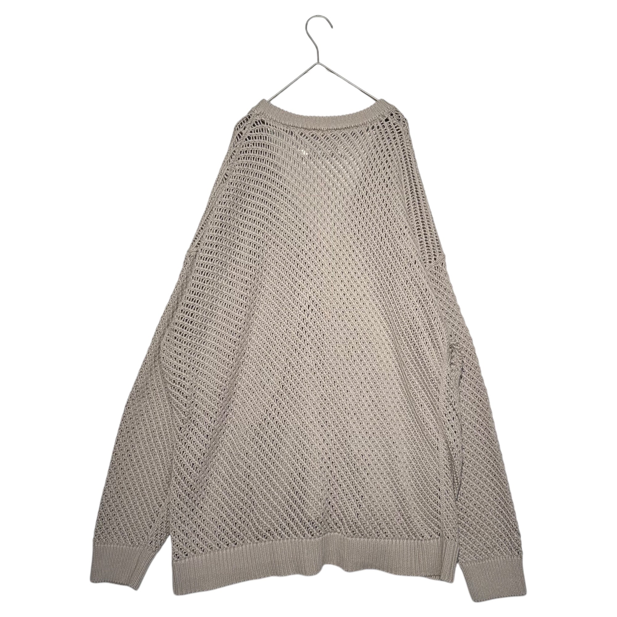 VICTIM(ヴィクティム) 24SS SUMMER CARDIGAN サマー カーディガン 透け 編み VTM-24-K-002 L ライトパープル