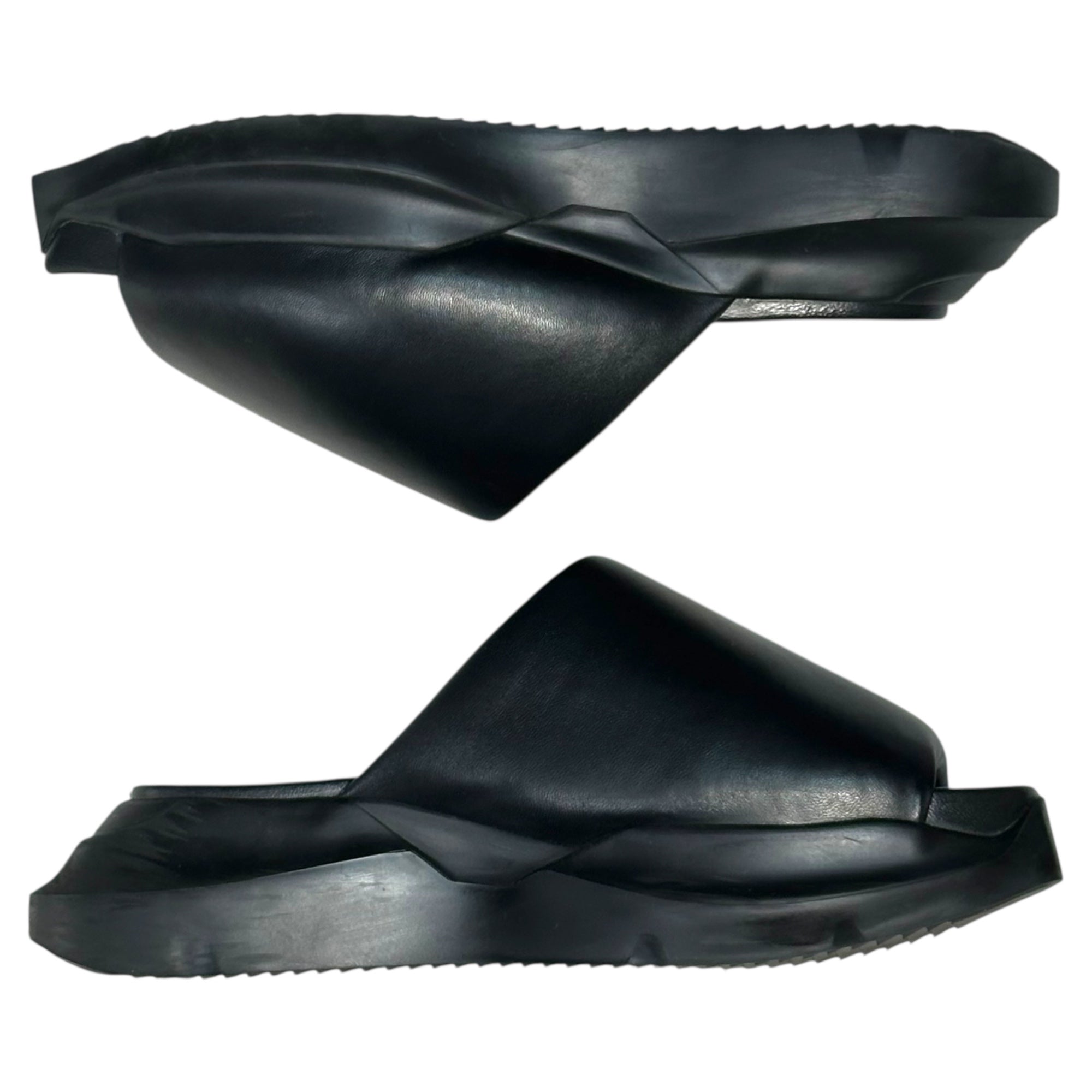 Rick Owens(リックオウエンス) GETH PUFFER SLIDE ゲス 中綿 スライド サンダル RU01C4817LLP 43(27.5~28.0cm程度) ブラック