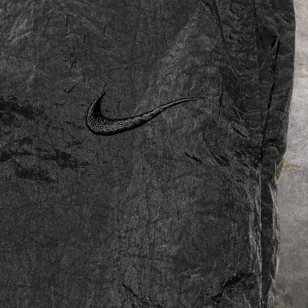 NIKE(ナイキ) 90'sオールブラックスウッシュナイロンパンツ L ブラック