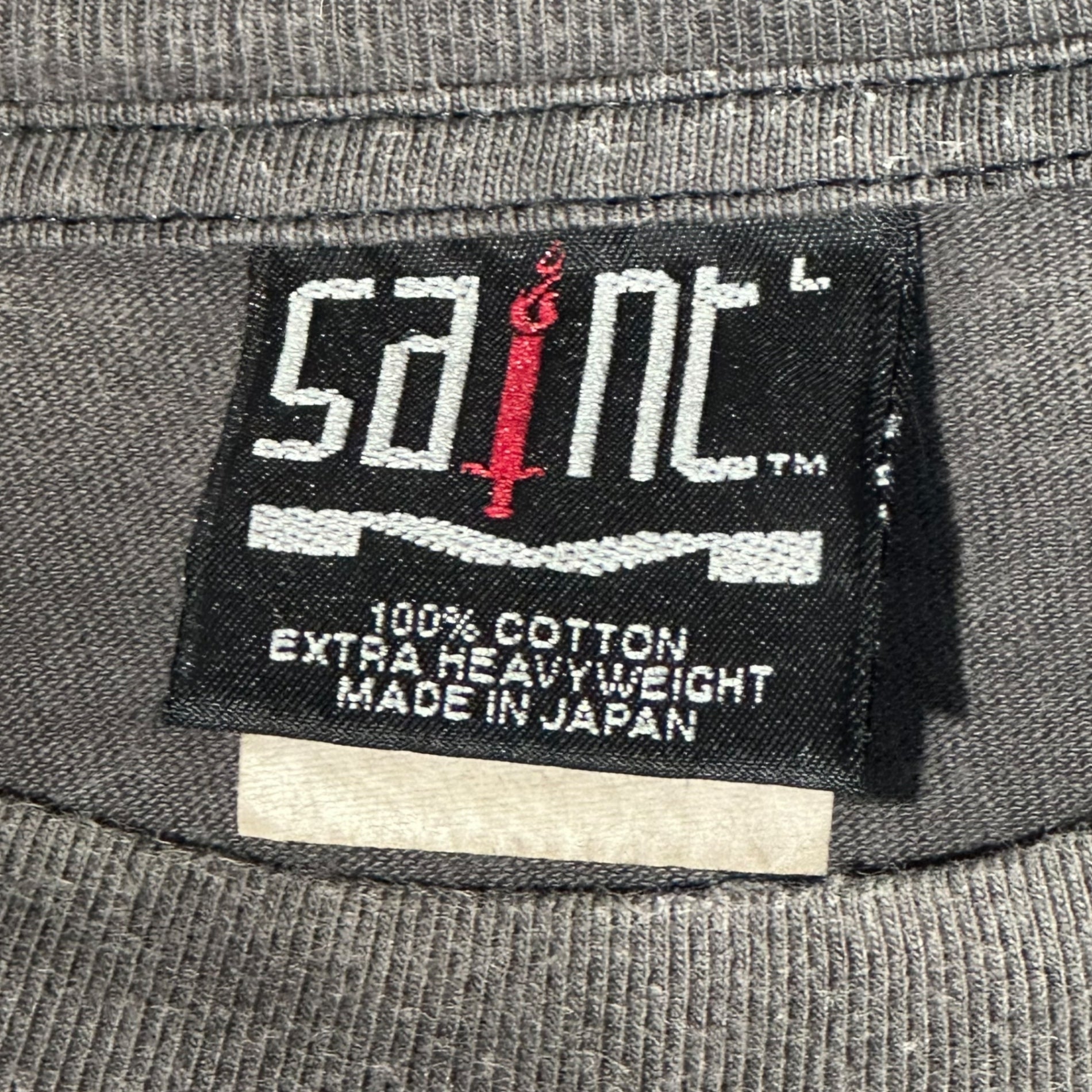 SAINT MICHAEL(セントマイケル) SS_TEE_DMJ ジーザス プリント クルーネック Tシャツ SM-S22-0000-016 L ブラック