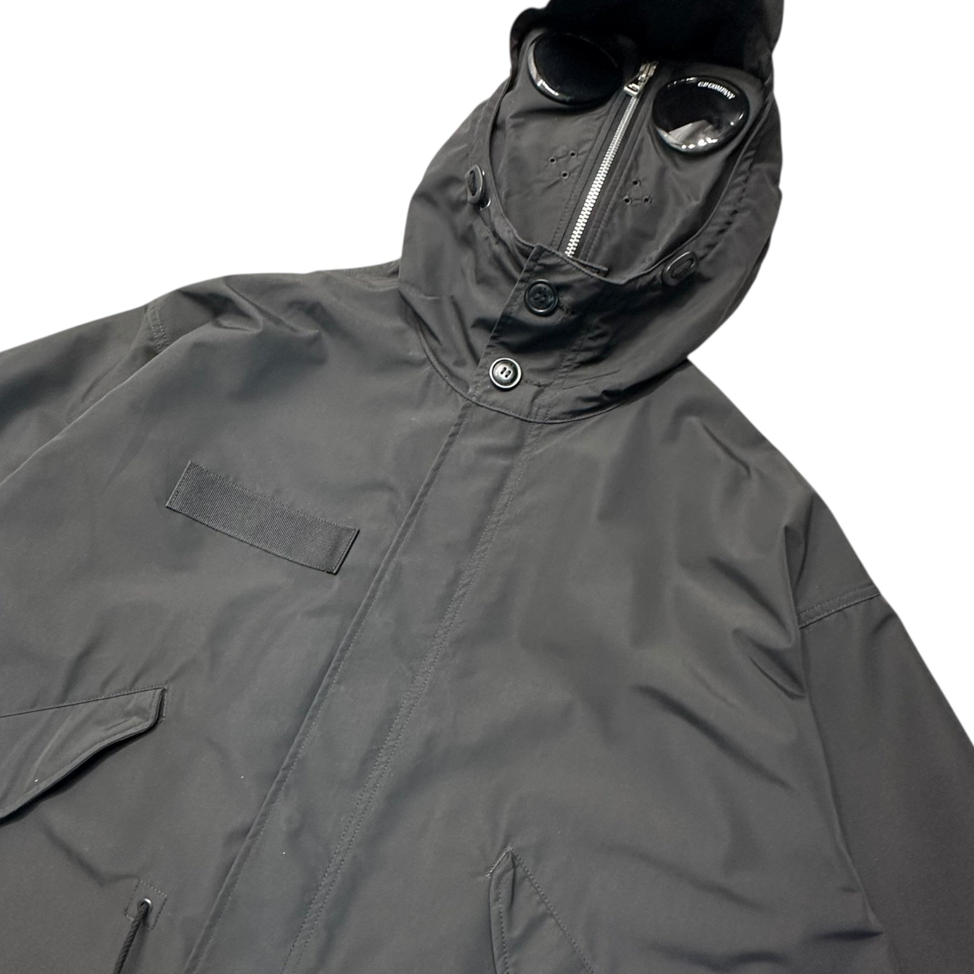 eye JUNYA WATANABE MAN × C.P.COMPANY(アイ ジュンヤワタナベマン × シーピーカンパニー) 24SS Goggles Hooded Mountain Blouson ゴーグル フーデッド マウンテン ブルゾン WM-C904 M ブラック AD2023