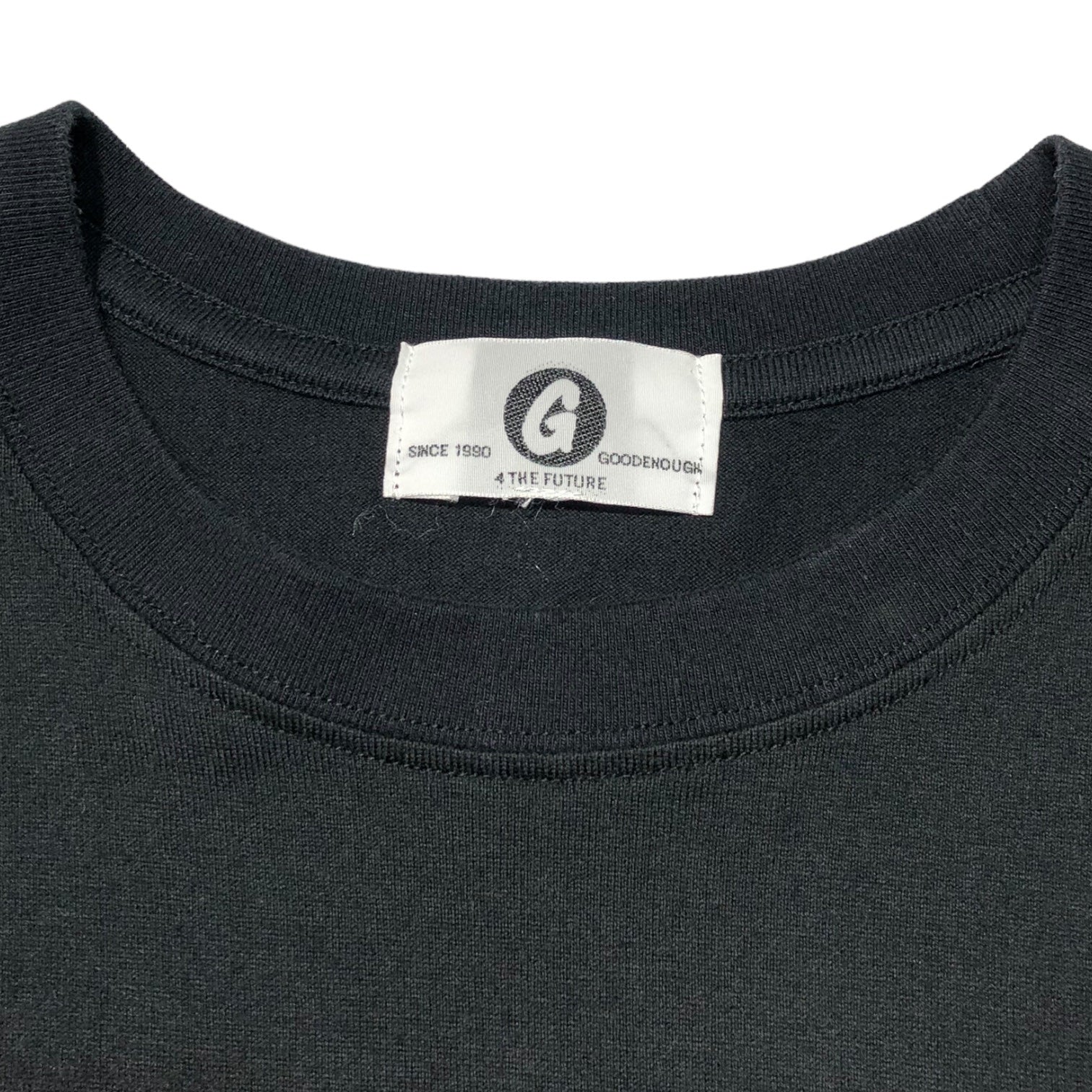 GOODENOUGH(グッドイナフ) 15SS REACTIVE TEE リアクティブ Tシャツ 90年代復刻 GE-157010 S ブラック 品質表示タグ無