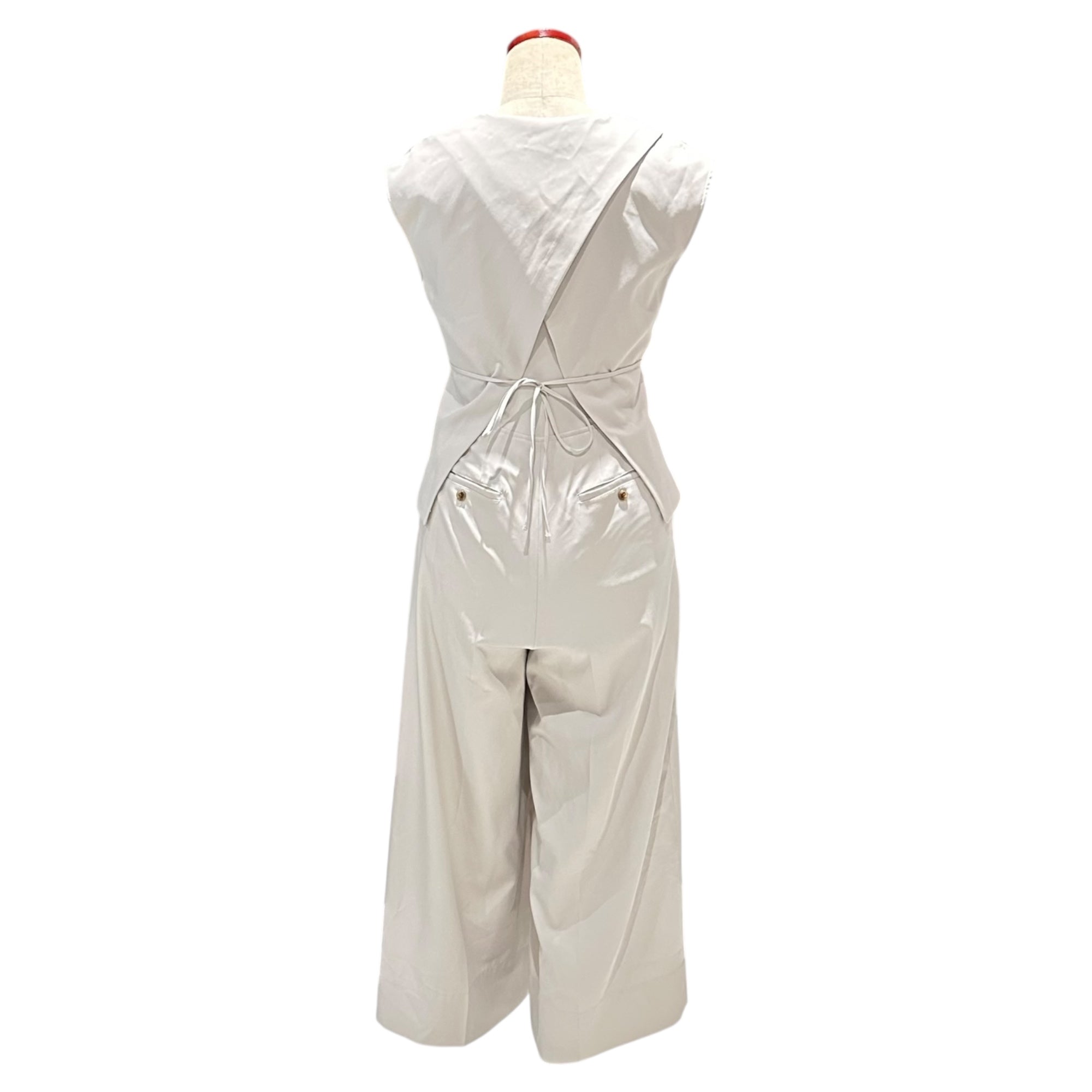 snidel(スナイデル) Sustainable バック クロス オールインワン SWFO222027 0(XS程度) グレージュ サロペット
