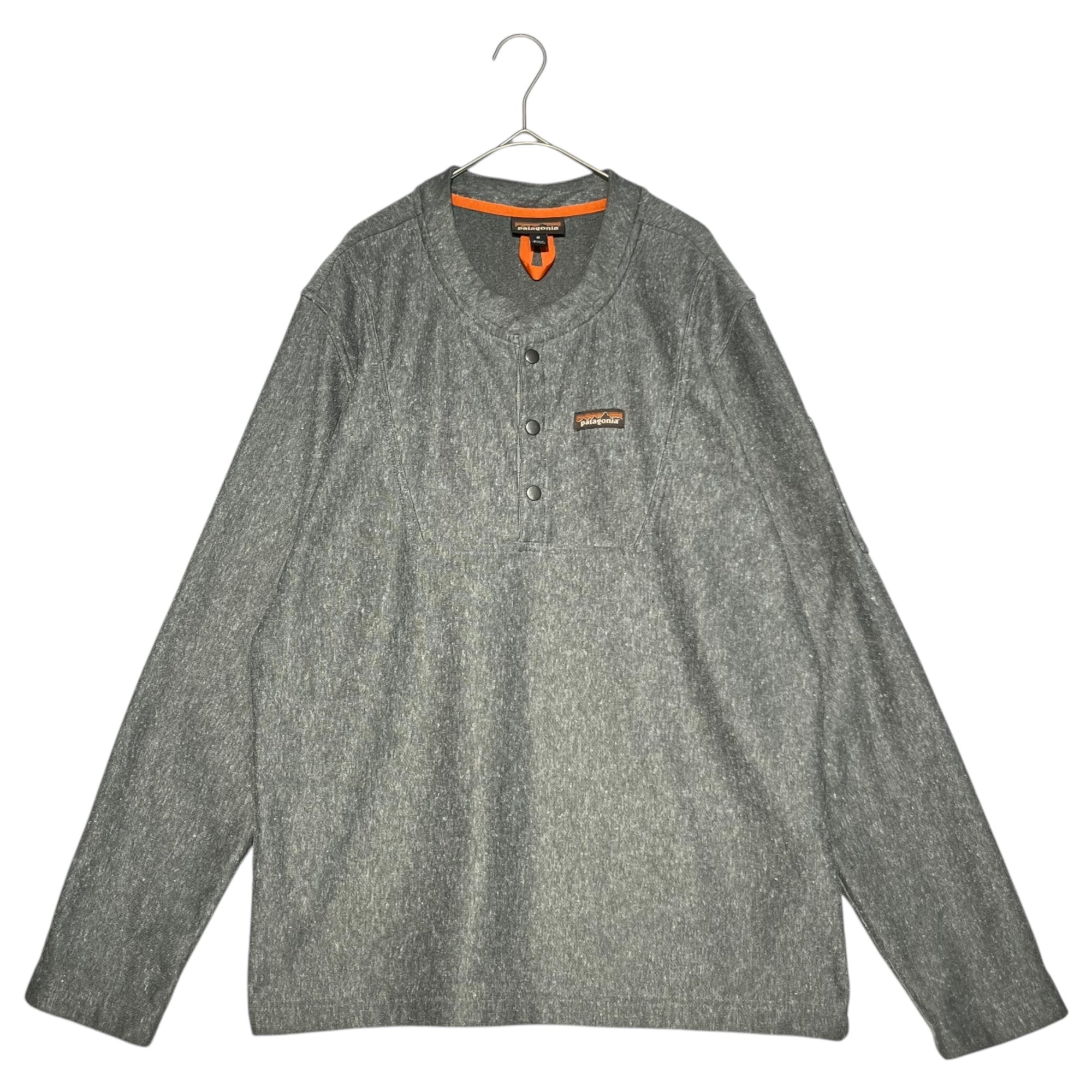 Patagonia(パタゴニア) Hemp Crew Sweatshirt ヘンプ クルーネック スウェット 53365 M グレー Tスナップ