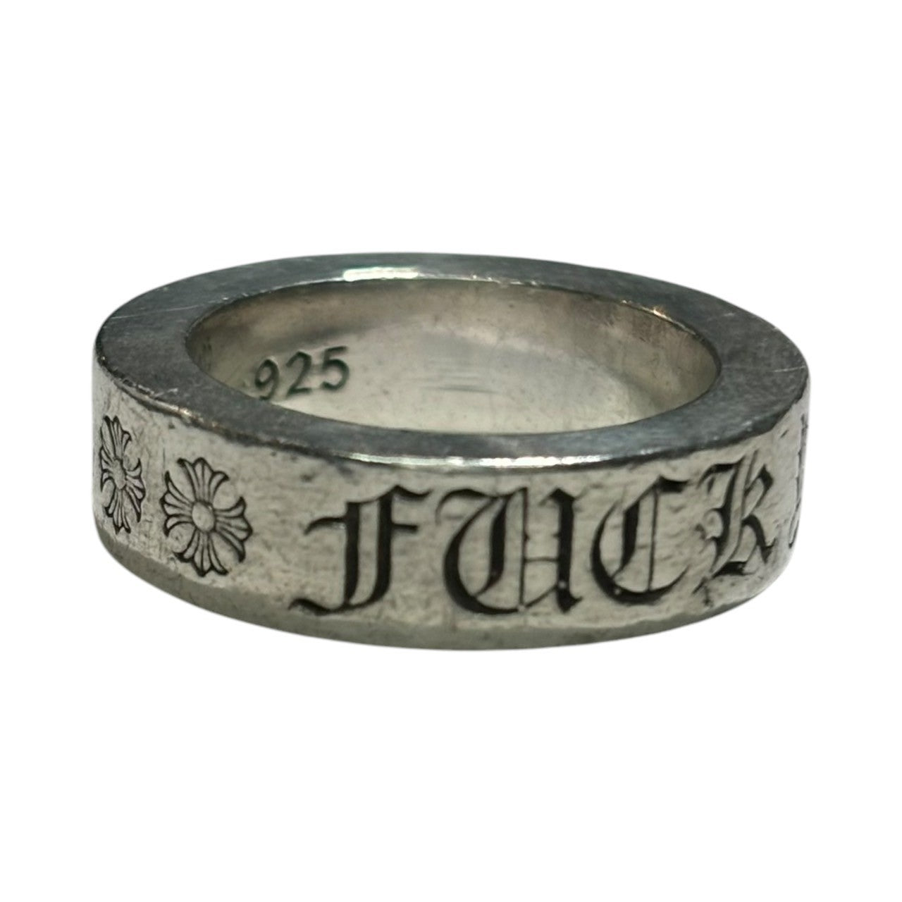 CHROME HEARTS(クロムハーツ) 6mm SPACER FUCKYOU RING スペーサー リング silver 925 9号 重さ:10.2g シルバー