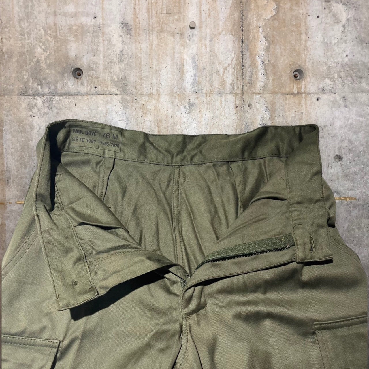 FRENCH MILITARY(フランス軍) F-2パラシュートパンツ 76(S) カーキ