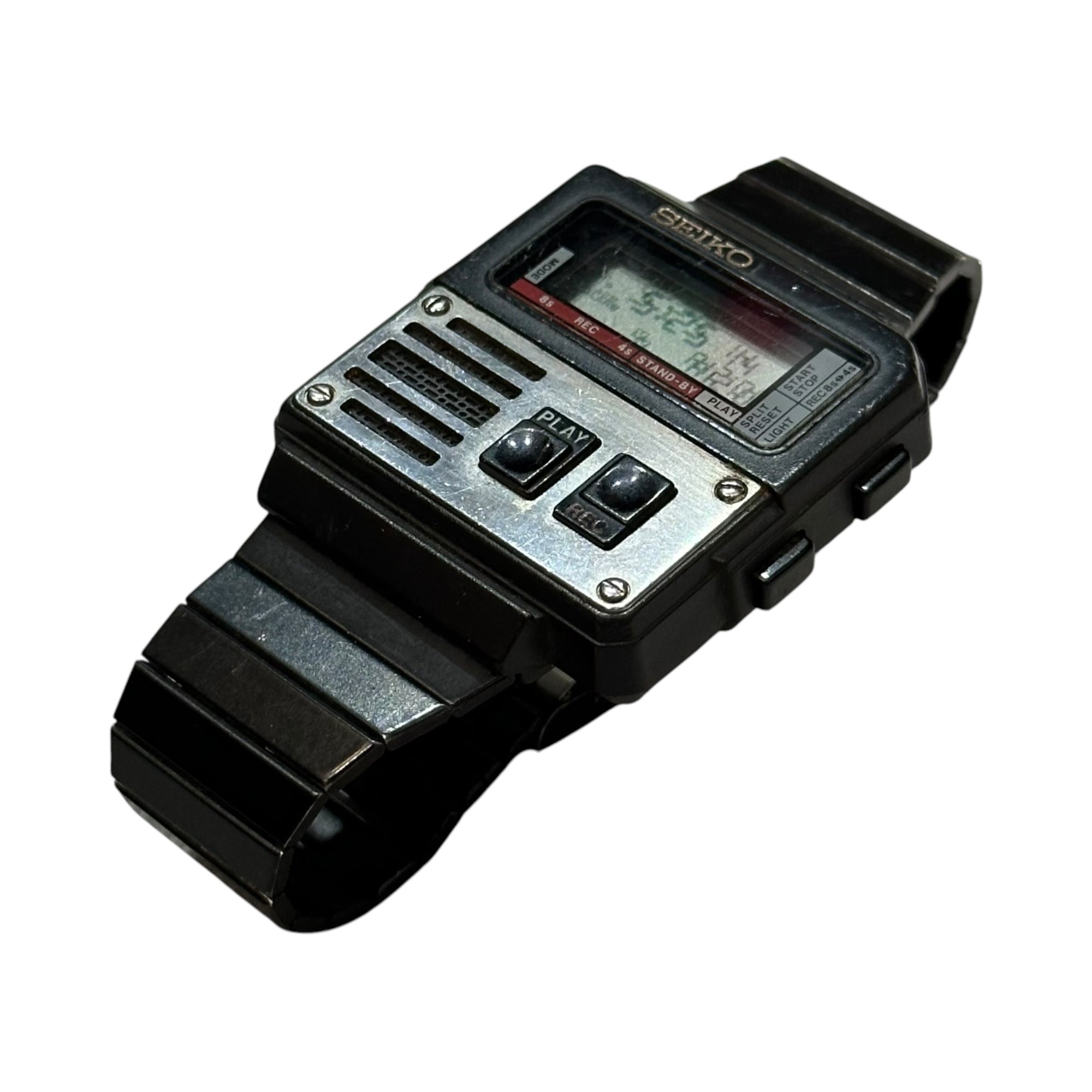 SEIKO(セイコー) 1983's Quartz Voice Note ボイス ノート デジタル 腕時計 M516-4000 ブラック 80's 80年代