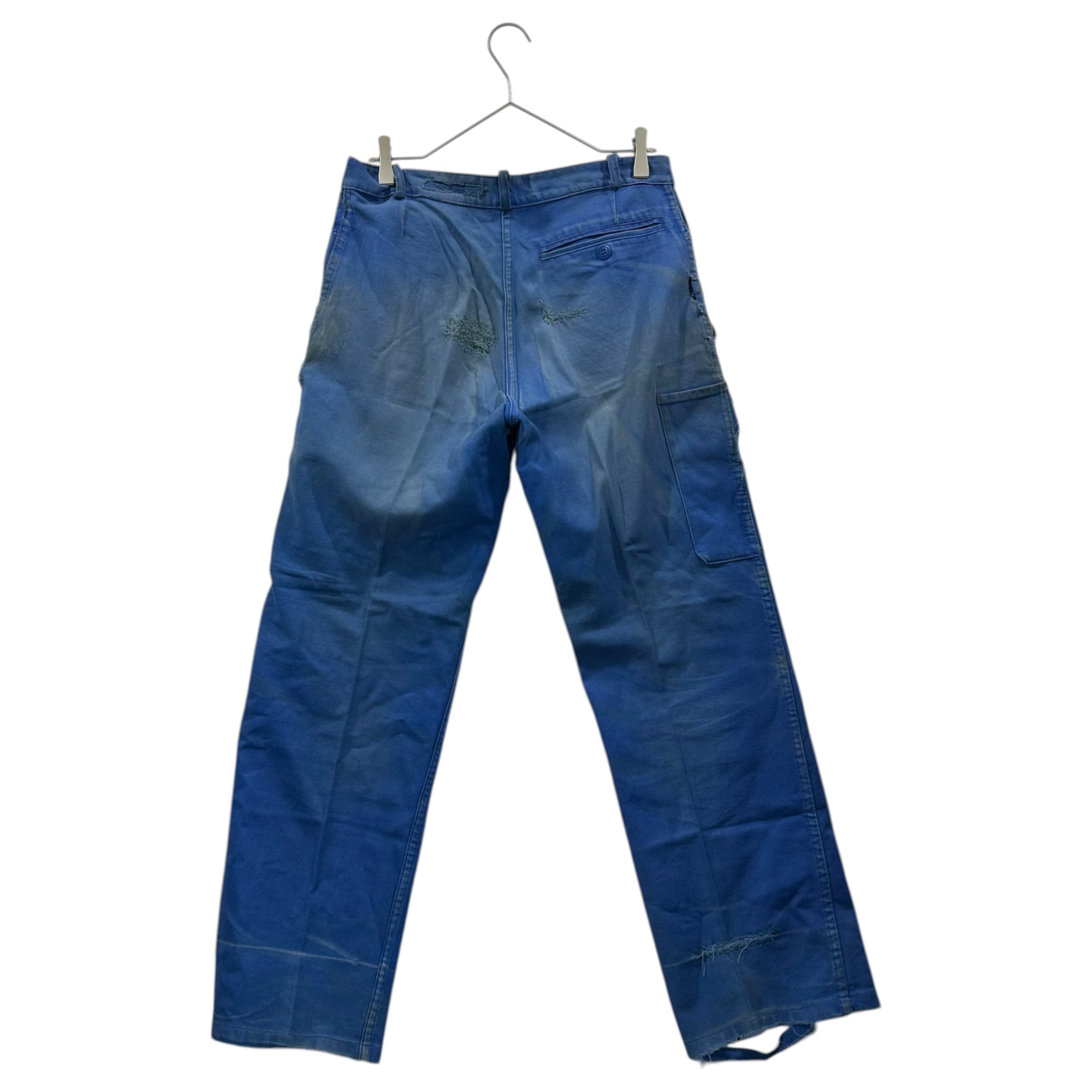 FRENCH VINTAGE(フレンチ ヴィンテージ) 50~60's BORO French Work Custom Pants 「ボロ」 フレンチ ワーク カスタム パンツ ブルー 1950~1960年代 ヴィンテージ