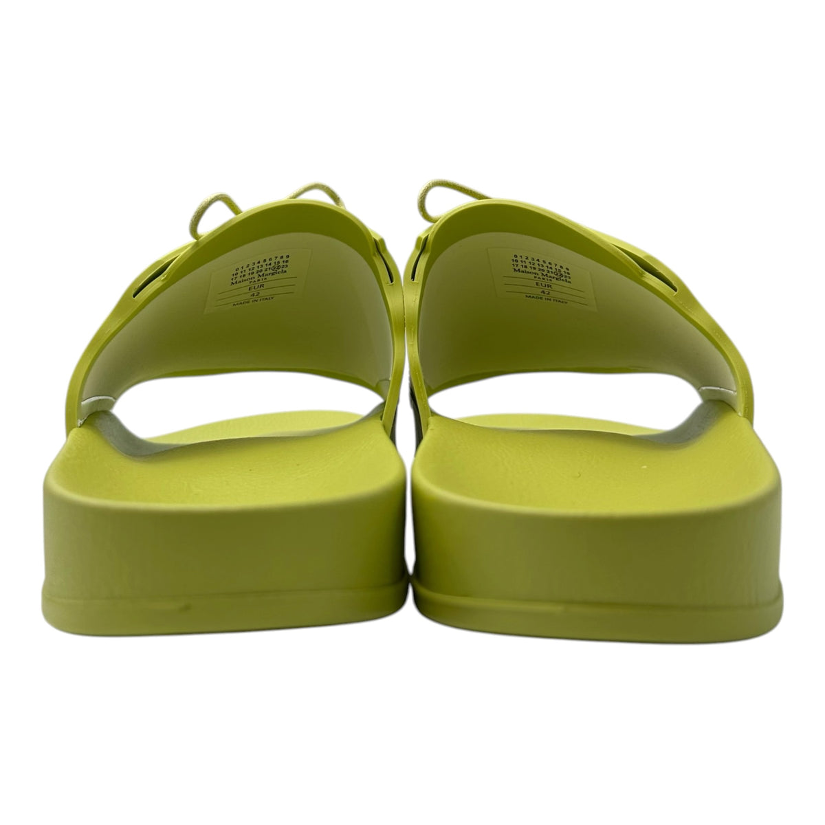 MAISON MARGIELA(メゾンマルジェラ) 2023SS Pool Slide Sandal プール スライド サンダル S57WX0080 42 ライムグリーン