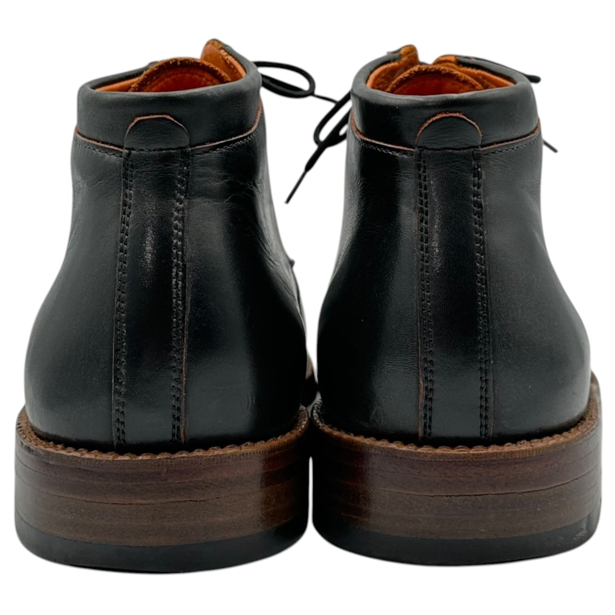 HEINRICH DINKELACKER(ハインリッヒディンケラッカー) Luzern Stiefelette Indiana Calf ルツェルン インディアナ カーフ チャッカブ 5802 UK6 1/2(25.5~26cm程度) ブラック チャッカー ブーツ 牛革 革靴 JR社ソール