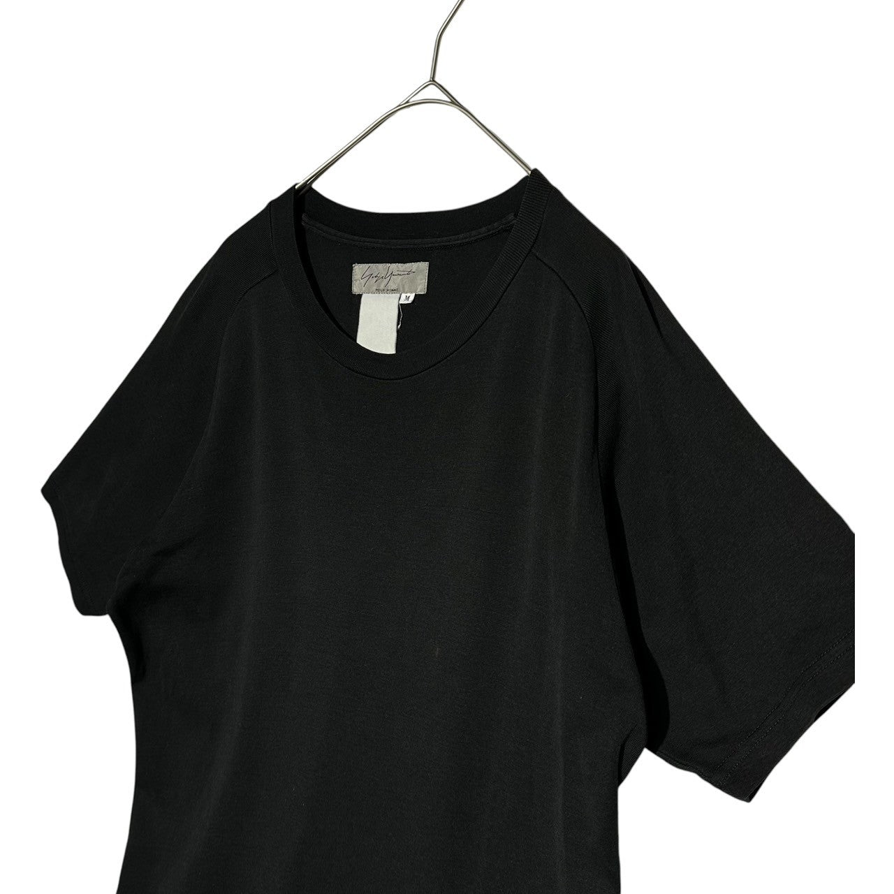 YOHJI YAMAMOTO POUR HOMME(ヨウジヤマモトプールオム) Old Basic Crew Neck T-Shirt オールド ベーシック クルーネック Tシャツ M ブラック