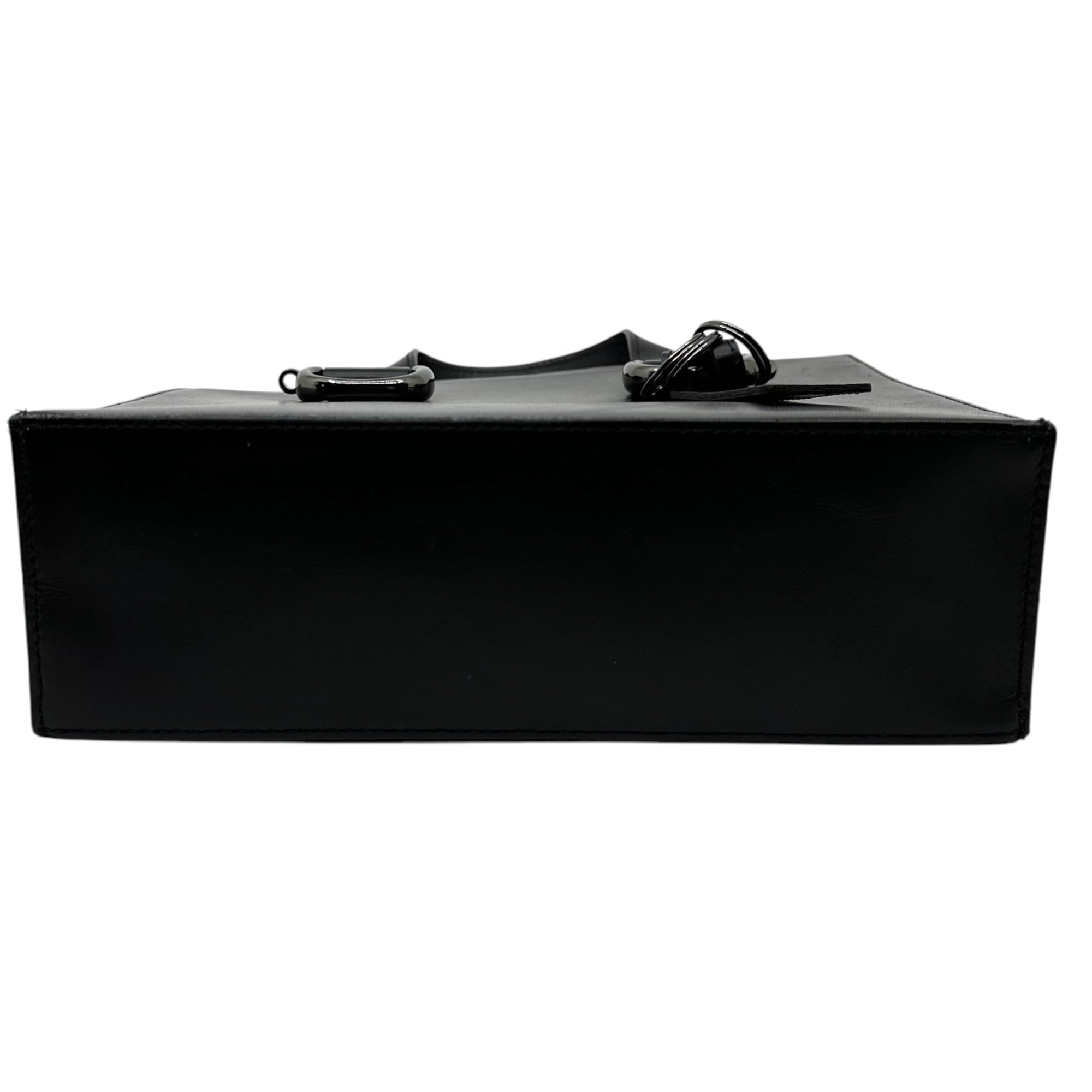 discord Yohji Yamamoto(ディスコード ヨウジヤマモト) Zipper Tote(mini) ジッパー トート ミニ 2WAY ショルダー バッグ DA-I82-786-1-02 MINI ブラック