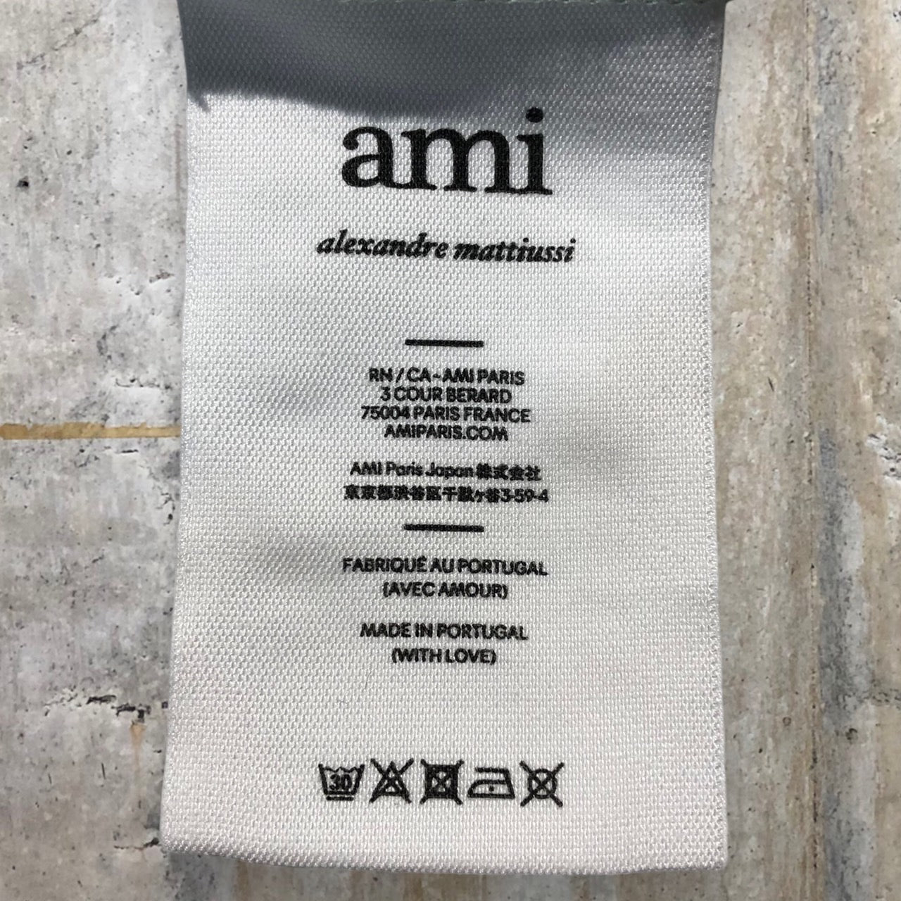 ami alexandre mattiussi(アミアレクサンドルマテュッシ) ハートロゴTシャツ S グリーン