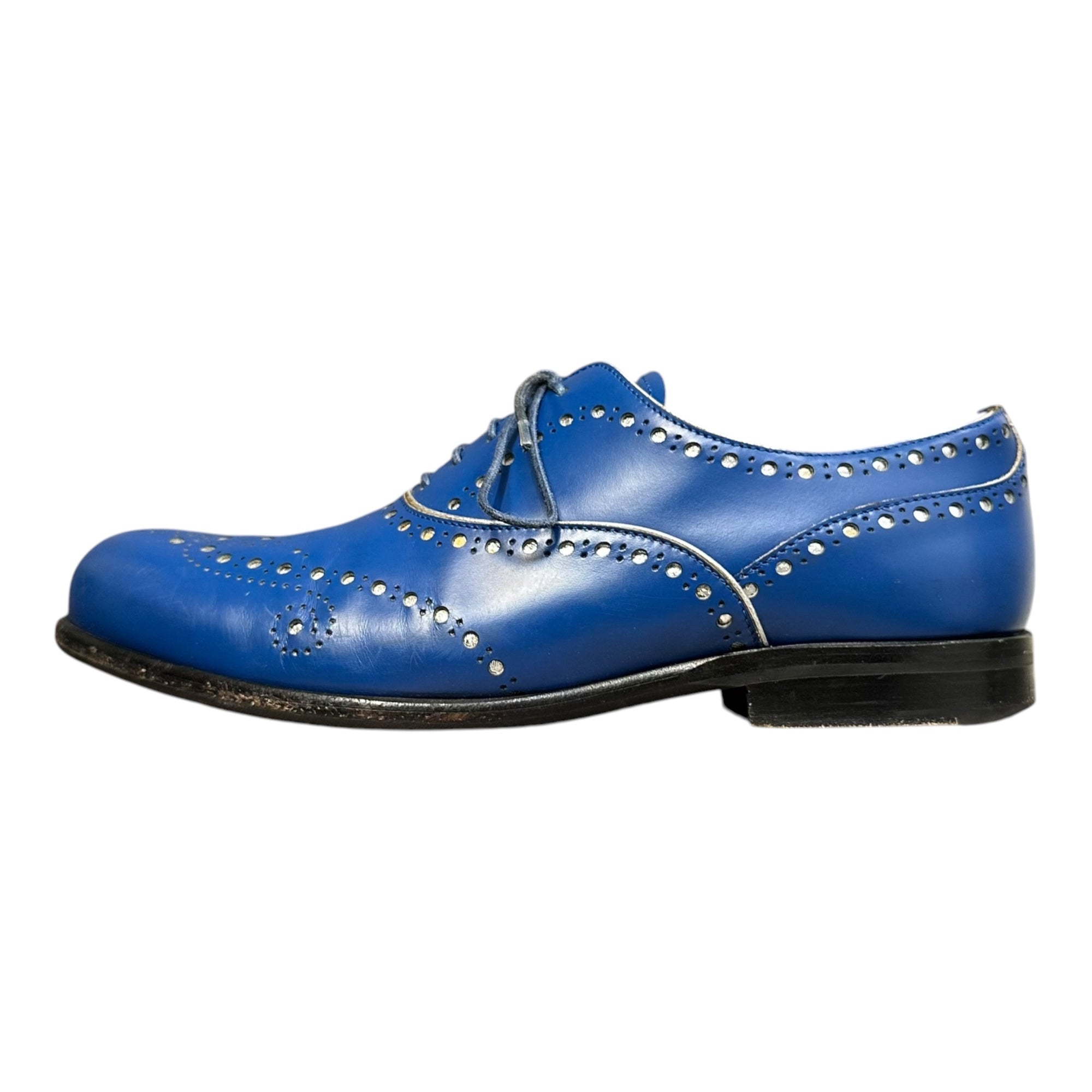 church's(チャーチ) ROSALIE - ROIS CALF ロザリー メダリオン レザー シューズ DE0048 38(24.0cm程度) ブルー 革靴