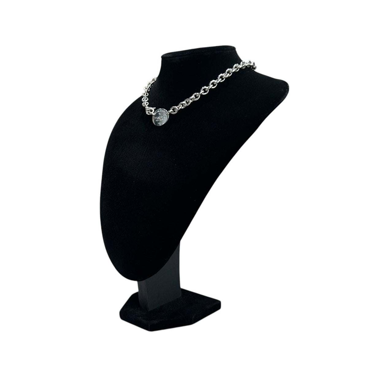 TIFFANY & CO.(ティファニー) Round Return to Chain Necklace ラウンド リターントゥ チェーン ネックレス シルバー ブレスレットとして併用可能