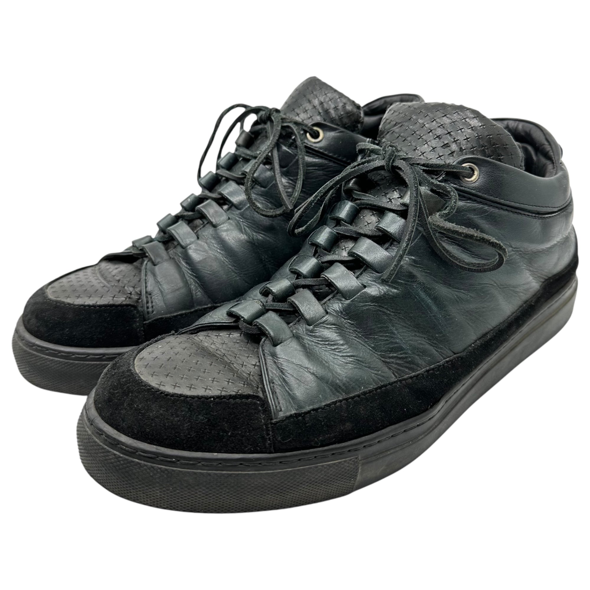 DAMIR DOMA(ダミールドーマ) Leather Sneaker レザー スニーカー 43 ブラック ローカット シューズ