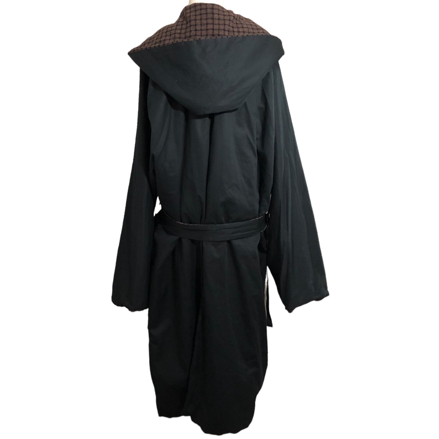 SUNSEA(サンシー) 17AW W-face check jedi coat ダブルフェイス チェック ジェダイ コート 表記無し(FREE) ブラウン×ブラック リバーシブル
