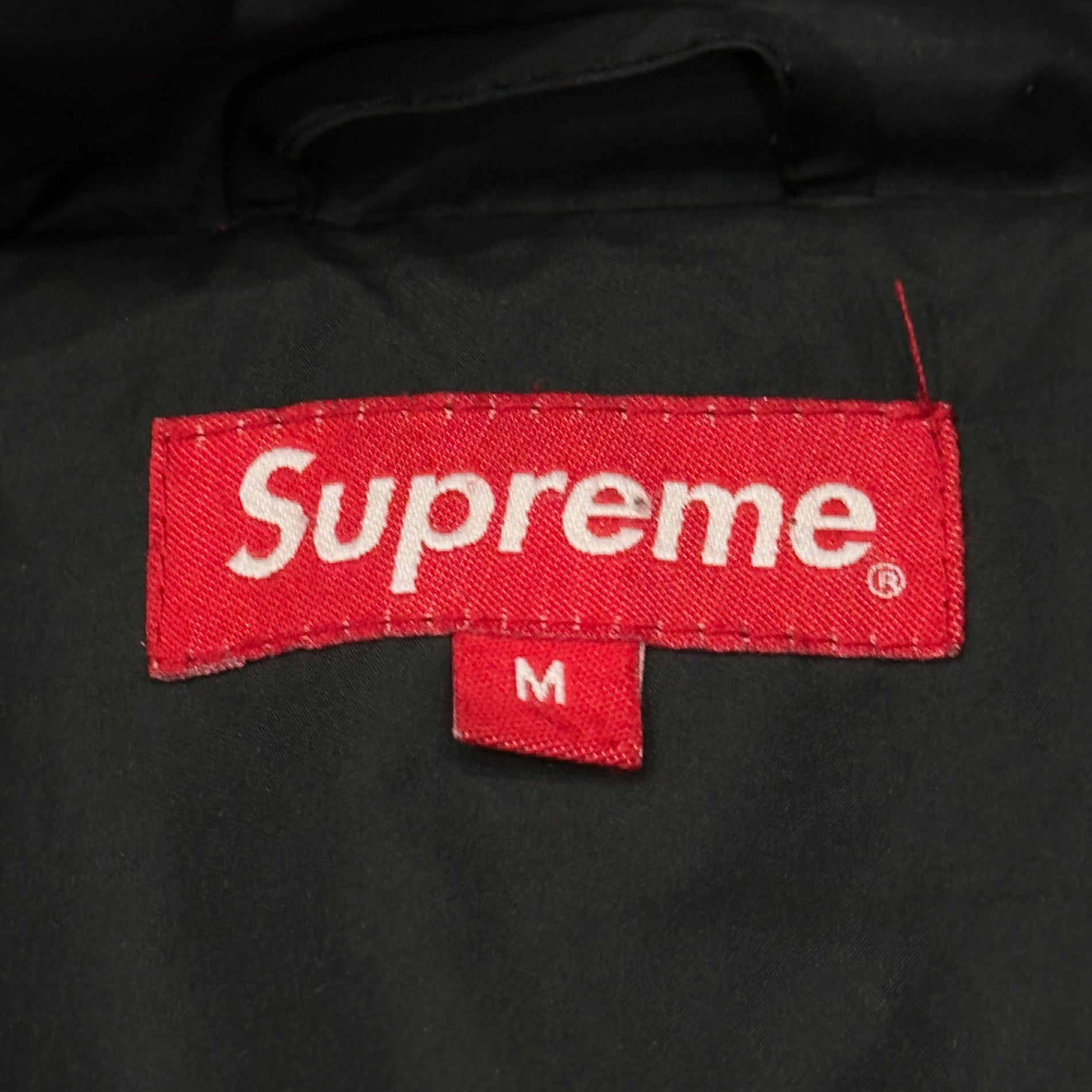 SUPREME(シュプリーム) 21AW Warp Hooded Puffy Jacket ワープ フーデッド パフ ジャケット M ブラック 中綿 21FW