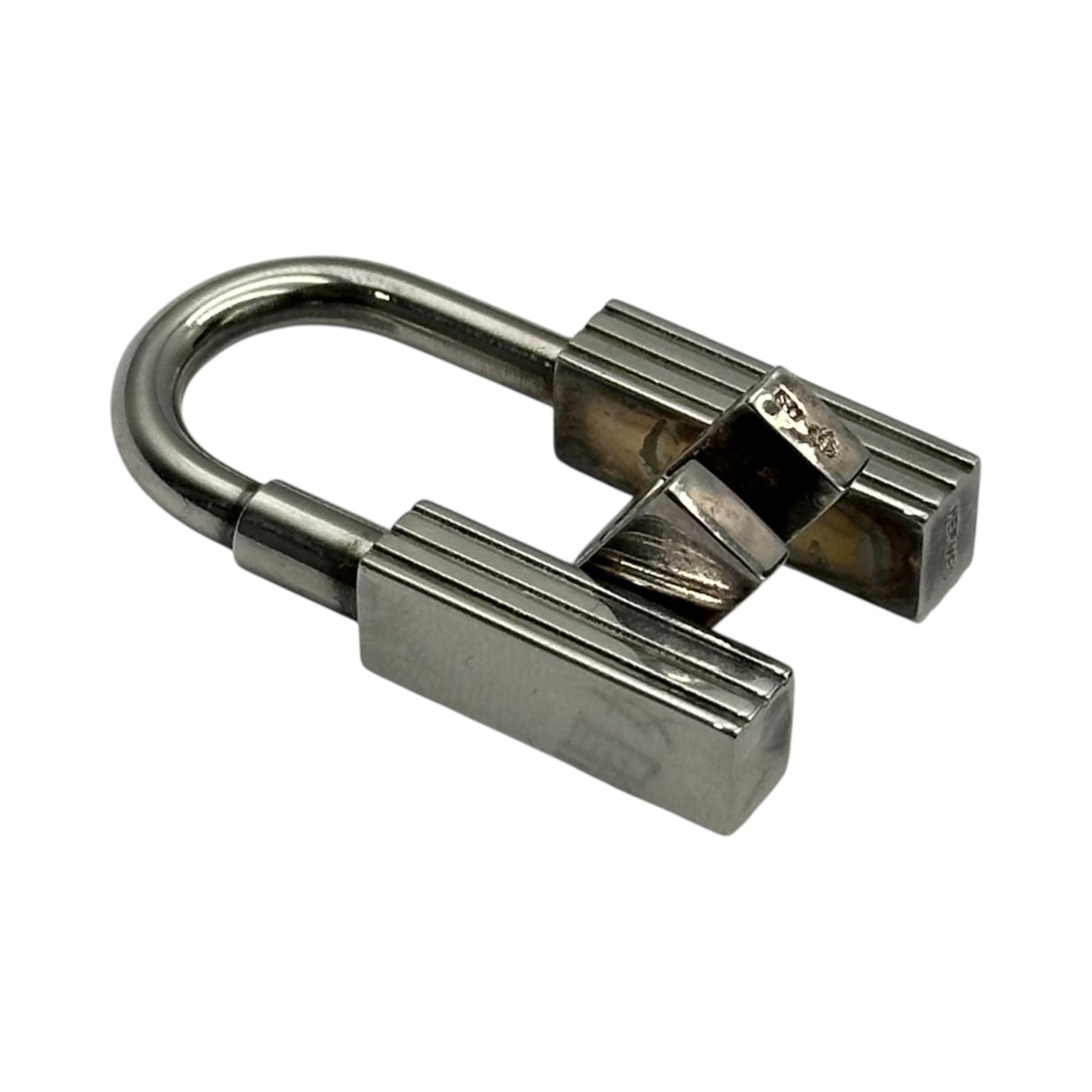 HERMES(エルメス) H motif Padlock Cadena Charm Hモチーフ 南京錠 カデナ チャーム シルバー 箱付 ペンダントトップにも